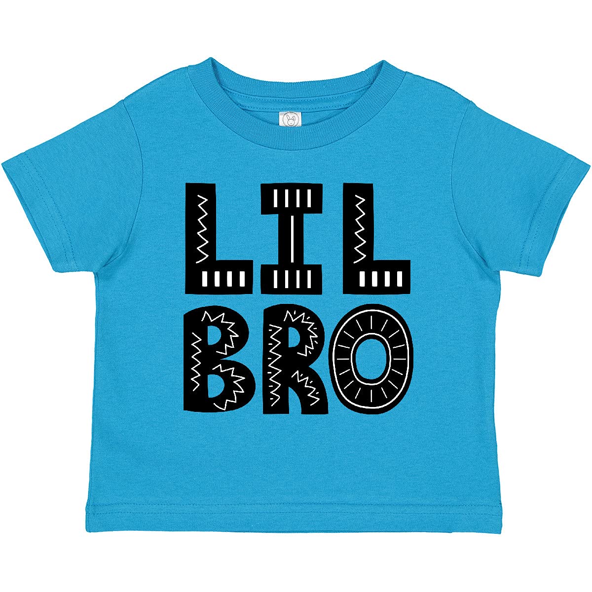 Inktastic Little Brother Boys Toddler T-Shirt - Cute Matching Sibling Outfit for Family Photos & Special Occasions