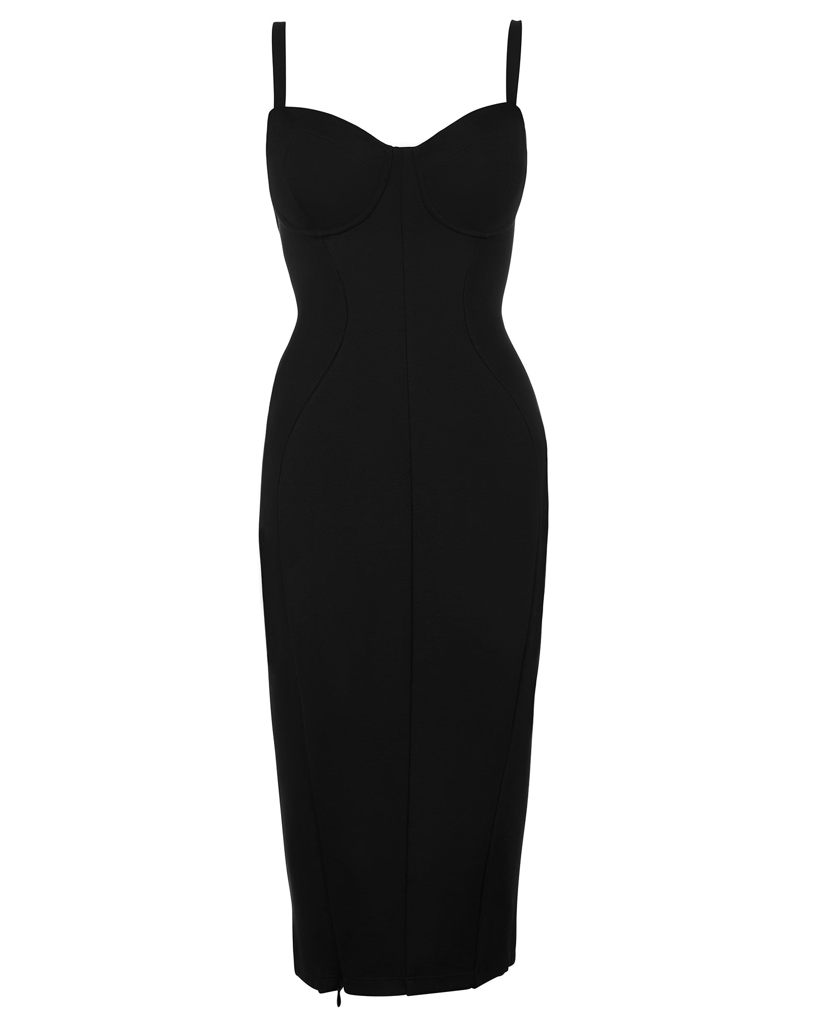 Seamless Bodycon Pencil Dress for Women - Slim Fit Black Mini Dress for Night Out, Party, Office & Date Night