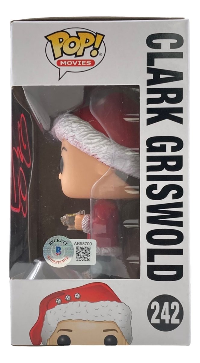 Chevy Chase Signed Red National Lampoon Christmas Vacation Funko Pop #242 - Limited Edition Collectible for Movie Fans & Holiday Decor