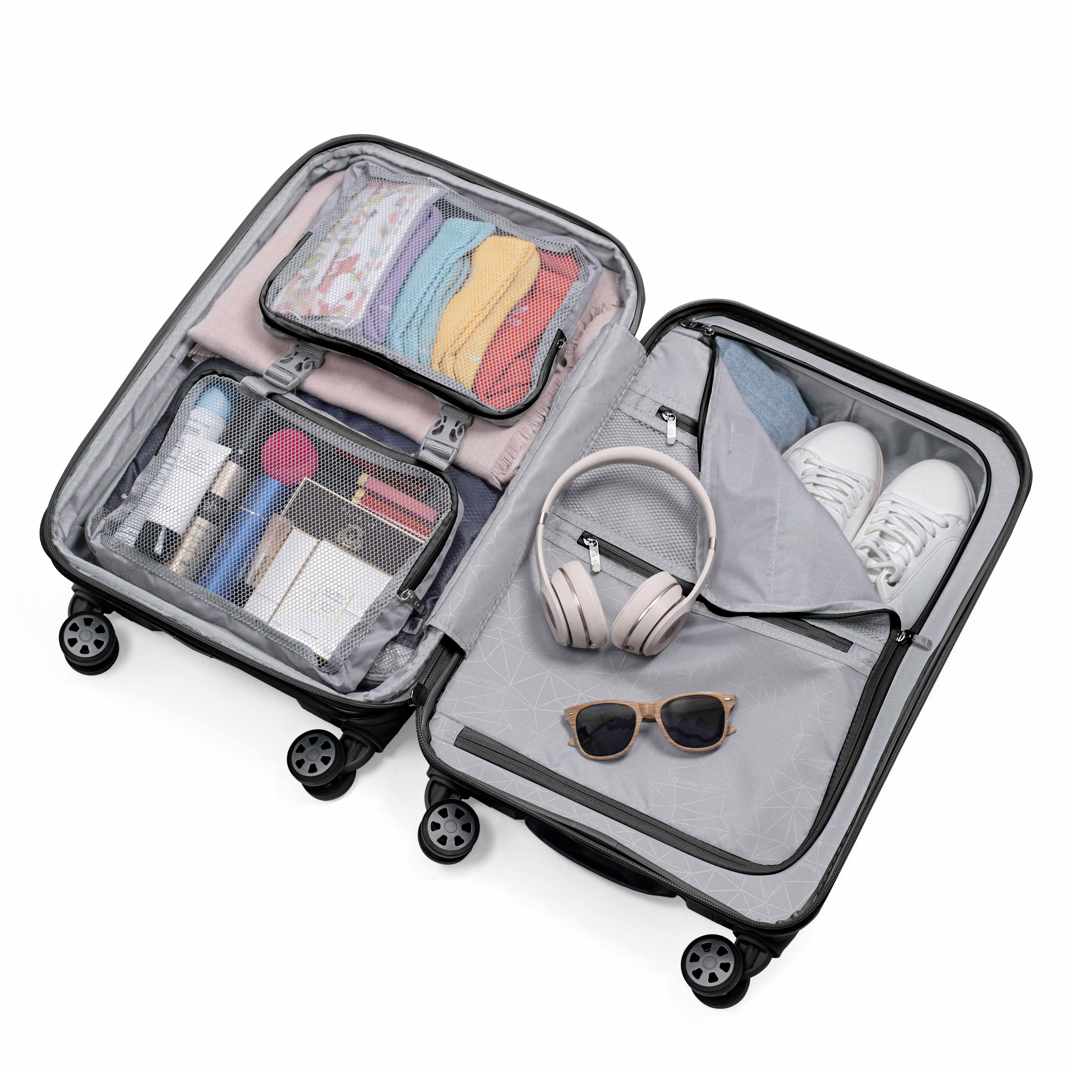 Pagosa 3 Piece Luggage Set - Lightweight Spinner Suitcase with TSA Lock - Perfect for Travel, Business Trips & Vacations