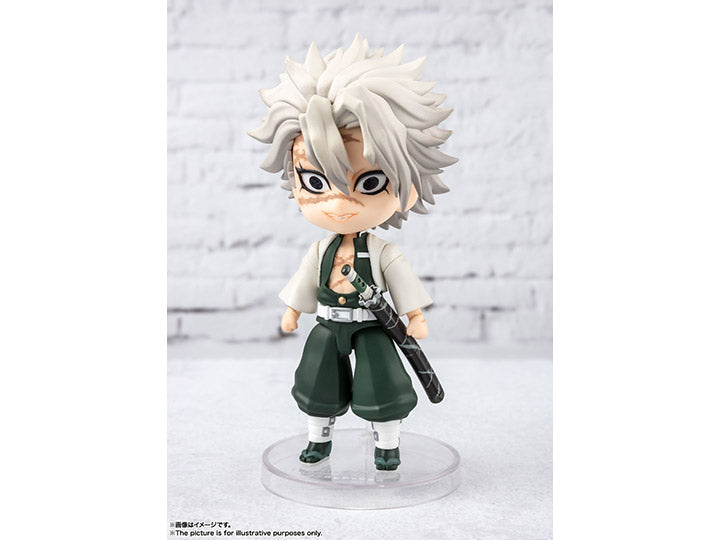 Bandai Figuarts Mini Demon Slayer Kimetsu no Yaiba Sanemi Shinazugawa Action Figure #024 - Collectible Anime Toy for Display & Gifts