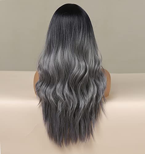 Platinum Blonde Ombre Lace Front Wig - Natural Looking Human Hair Wig for Women | Perfect for Cosplay, Parties & Daily Wear