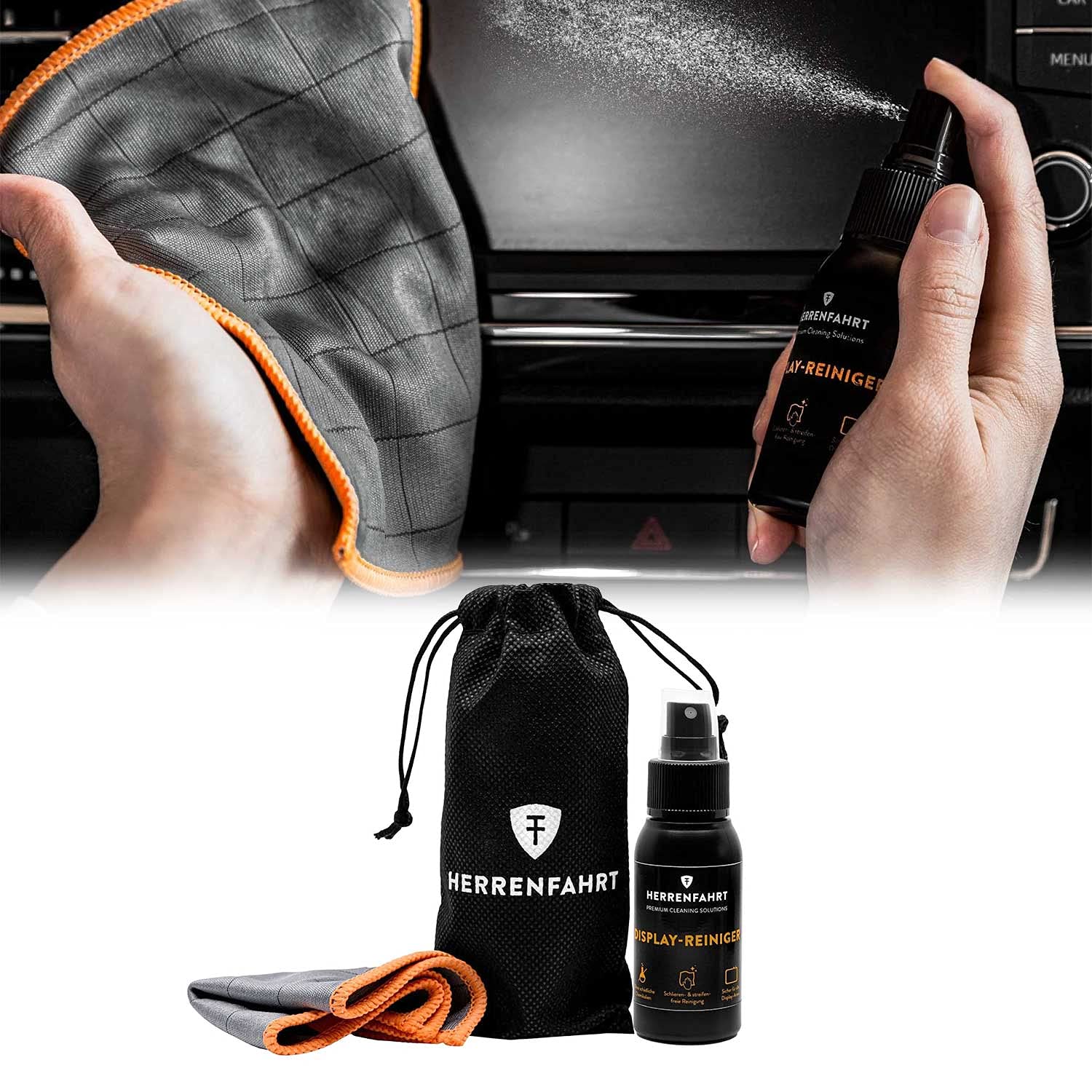 OMAC Car Cleaning Kit - Auto Detailing Supplies for Interior & Exterior Wash | Complete SUV & Truck Cleaning Set with Display Case | Perfect for Car Detailing, Auto Spa & Vehicle Maintenance