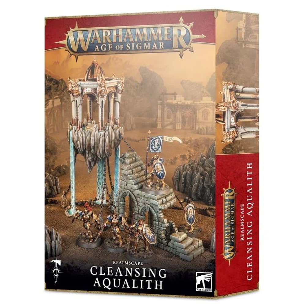 Games Workshop Age of Sigmar: Cleansing Aqualith Miniature Set - Fantasy Tabletop Wargaming Terrain for Warhammer AoS Battles & Diorama Displays