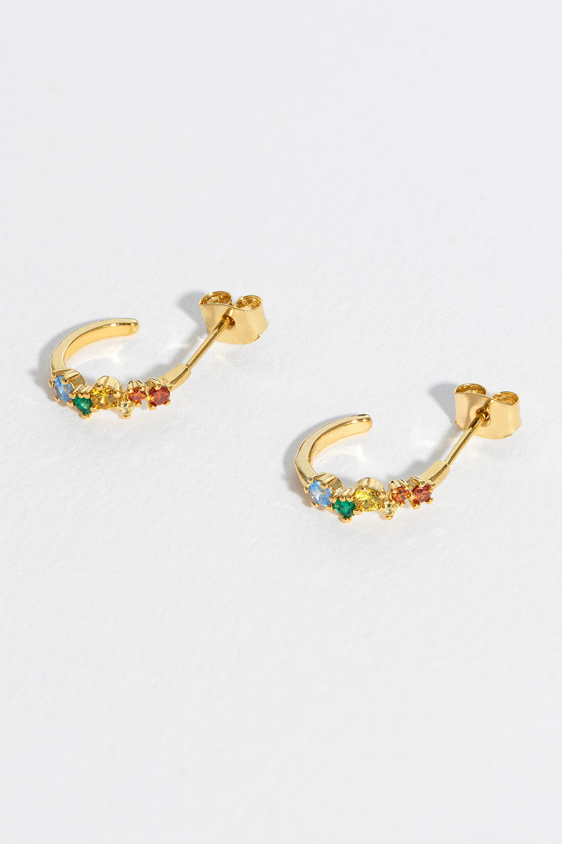 Rainbow Constellation Hoop Earrings for Women - Trendy Galaxy Star Studded Dangle Hoops - Perfect for Parties, Date Nights & Boho Fashion