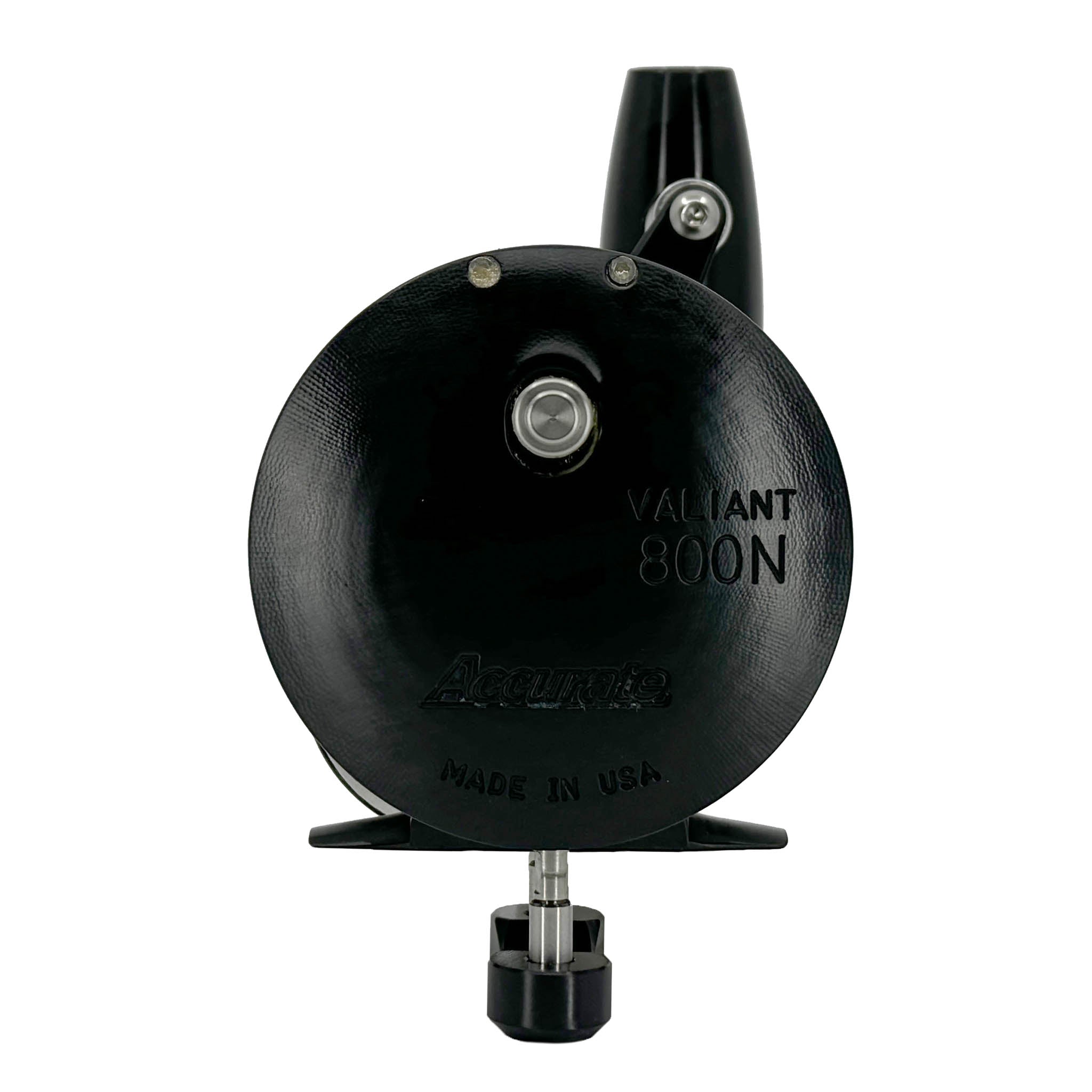 Accurate Valiant Matte Black Lever Drag Fishing Reel - Saltwater & Freshwater Fishing Gear for Offshore, Inshore, and Surf Casting