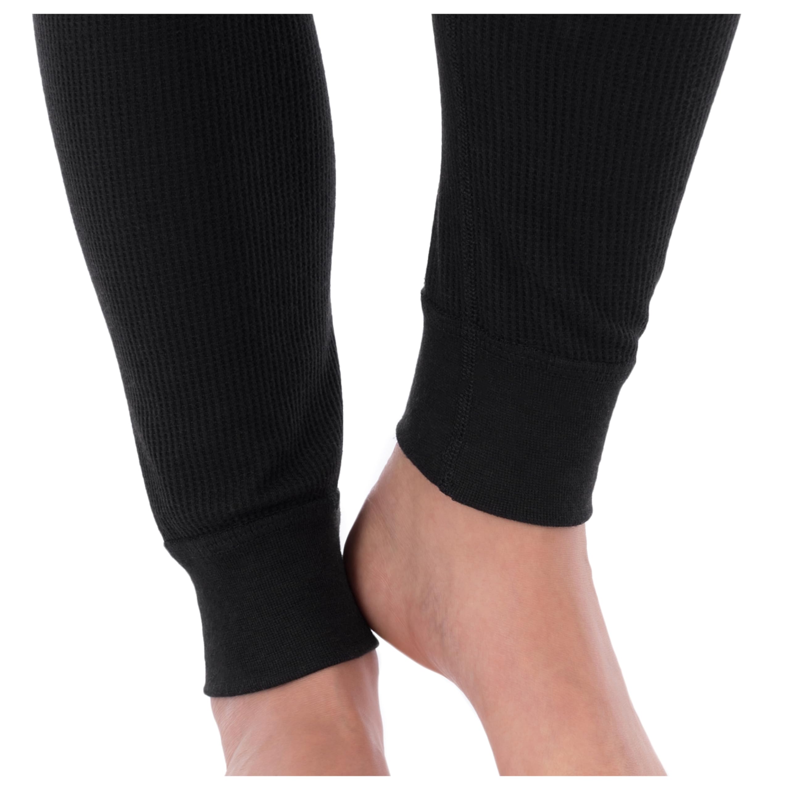 Fruit of the Loom Women's Micro Waffle Thermal Bottom Pants - Soft Fleece-Lined Winter Leggings for Cold Weather, Lounge & Sleepwear