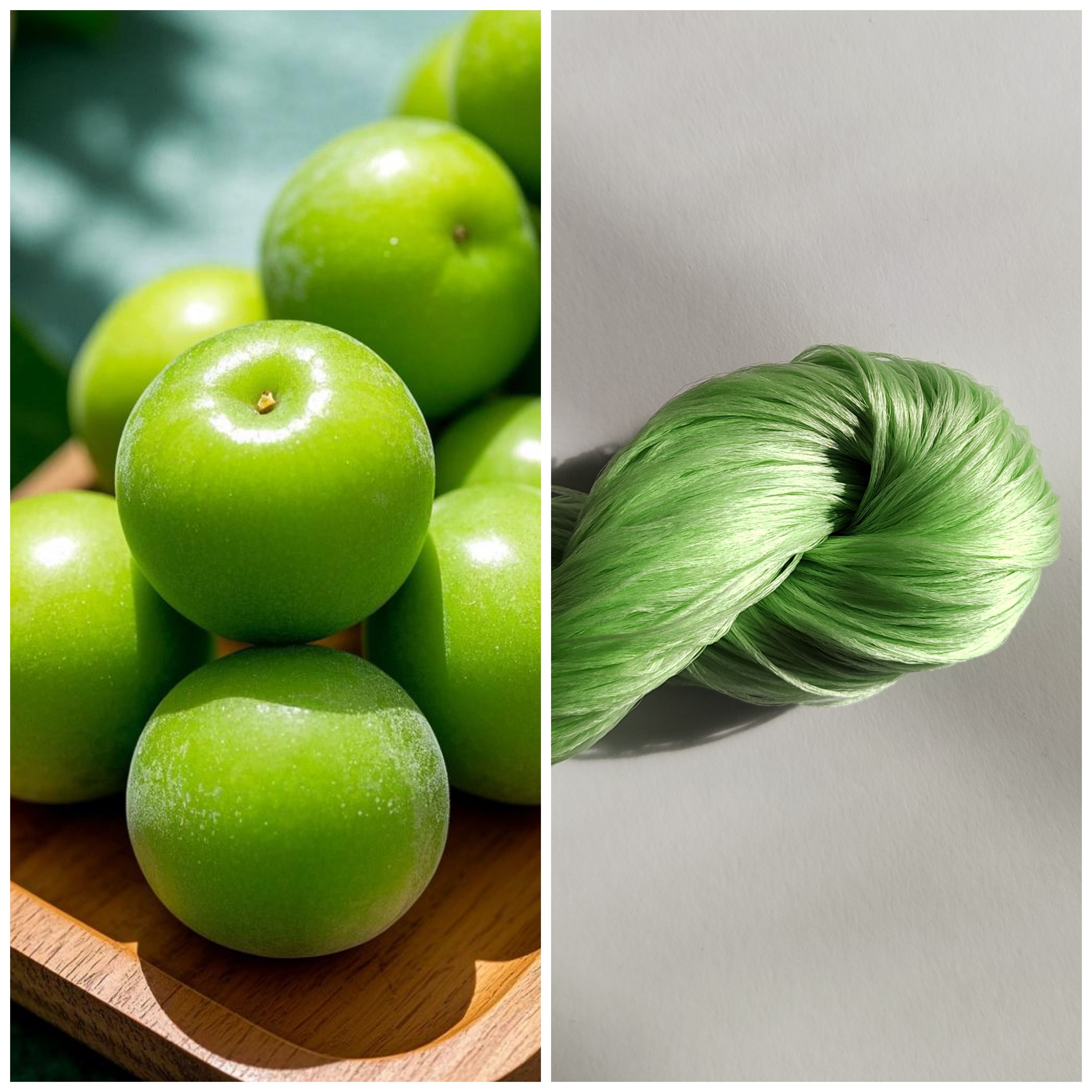 20g 5A Grade Natural Mulberry Silk Thread (Green 19) - Premium Quality for Wig Making, Hair Extensions & Ronghua Crafts - Perfect for DIY Hair Styling, Costume Wigs & Handicraft Projects