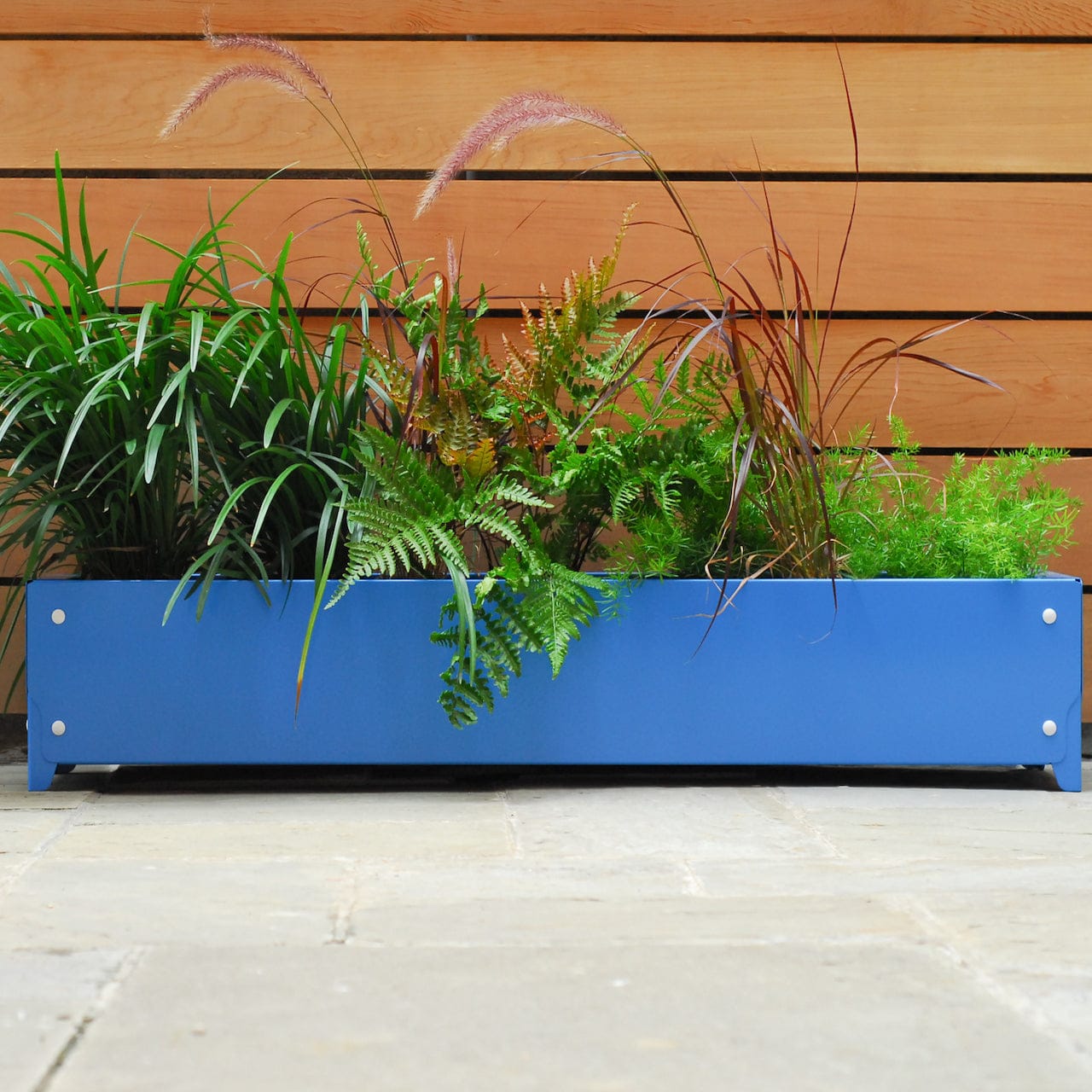 BOLTON Wide Planter Set of 4 - Large Indoor Outdoor Flower Pots for Plants, Succulents & Herbs - Perfect for Patio, Garden, Balcony & Home Decor