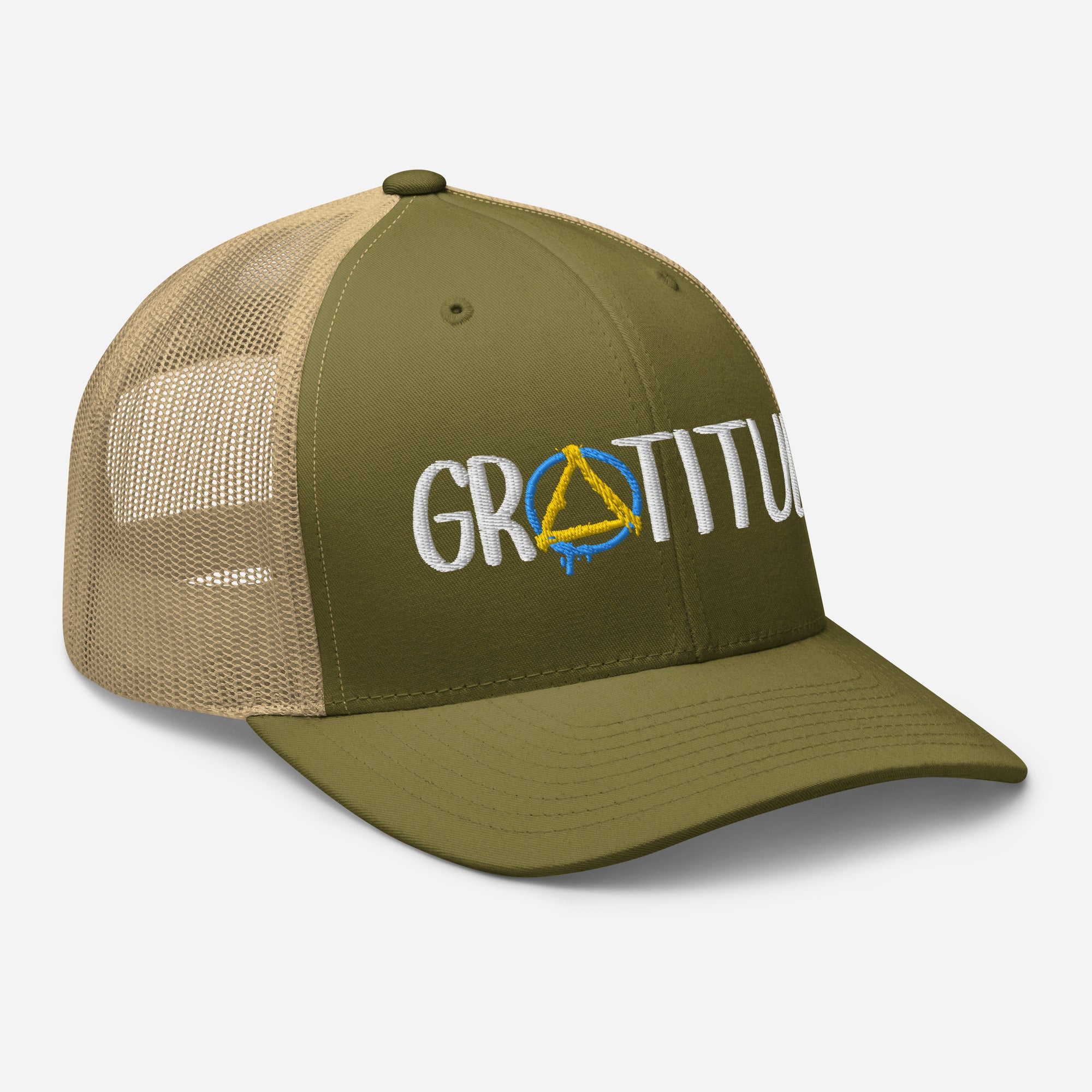 Grateful Trucker Hat - Adjustable Snapback Cap for Men & Women - Perfect for Outdoor Activities, Hiking, and Casual Wear