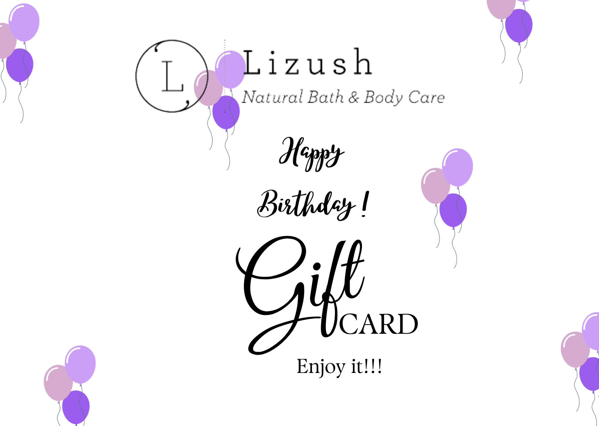 Electronic Gift Card - Perfect for Birthdays, Holidays & Special Occasions | Digital Gift Card for Any Celebration