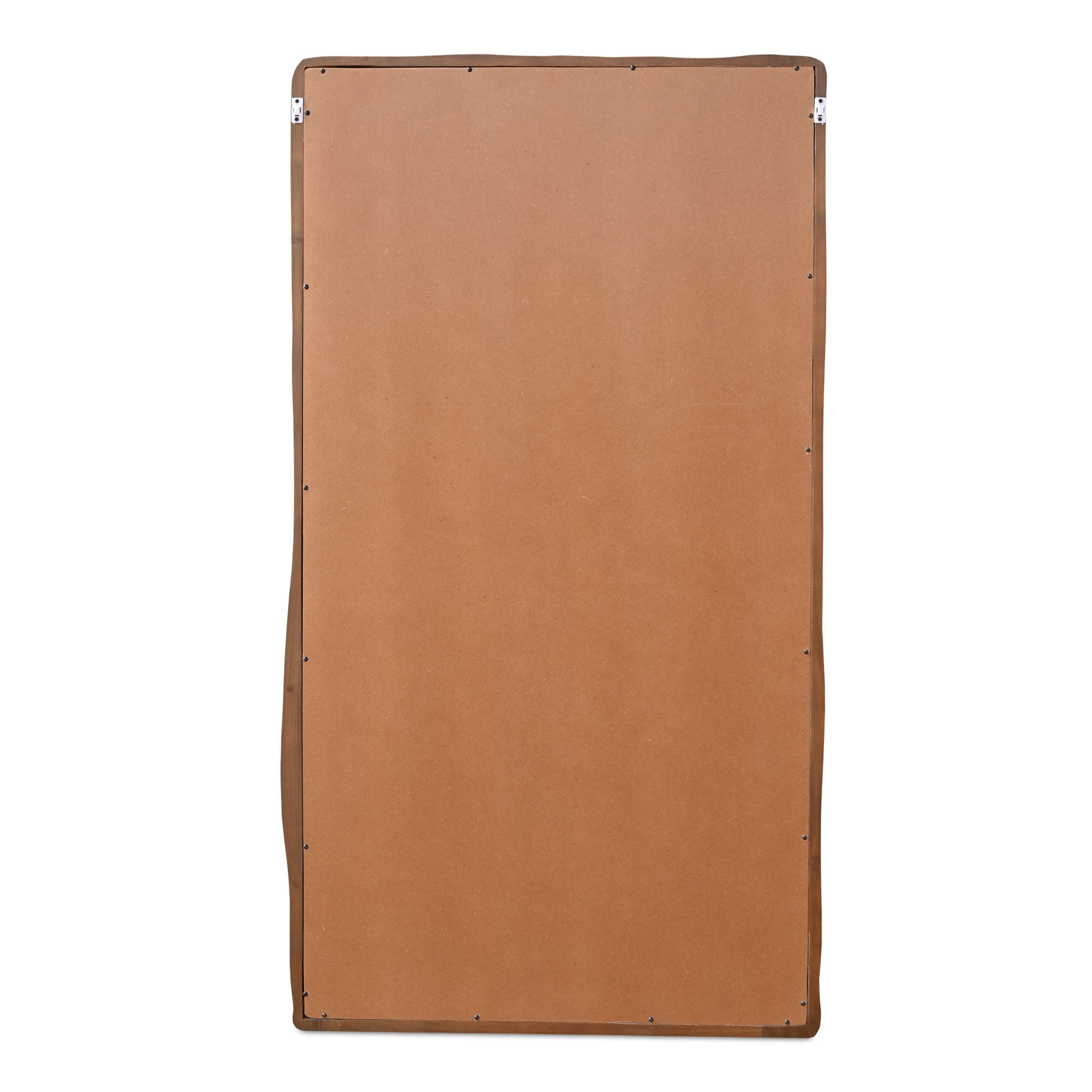 Ellis Large Wall Mirror - Brown Wooden Frame - Perfect for Living Room, Bedroom & Entryway Decor