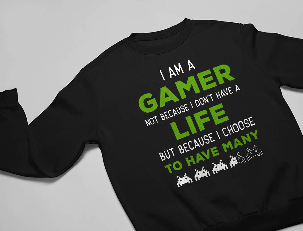 I Am a Gamer Shirt - Funny Gaming T-Shirt for Men & Women - Cool Gamer Gift Idea - Perfect for Esports, Twitch Streaming & Casual Gaming