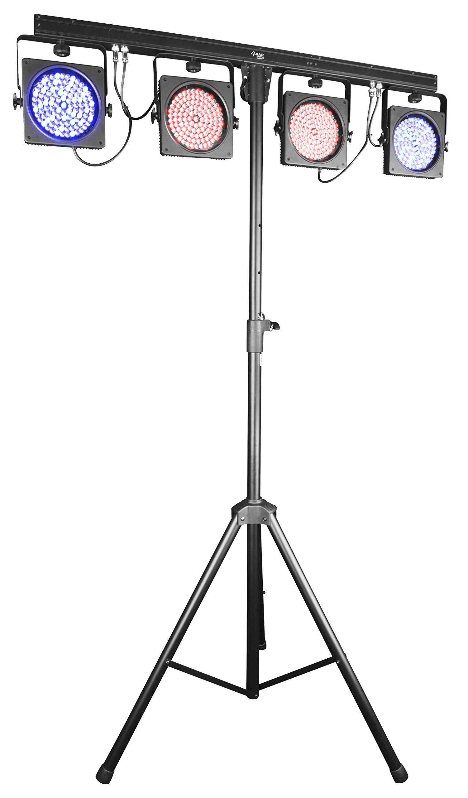 CHAUVET DJ 4BAR USB LED Wash Light with Wireless DMX Control & Footswitch - Professional Stage Lighting for Concerts, DJ Shows & Events