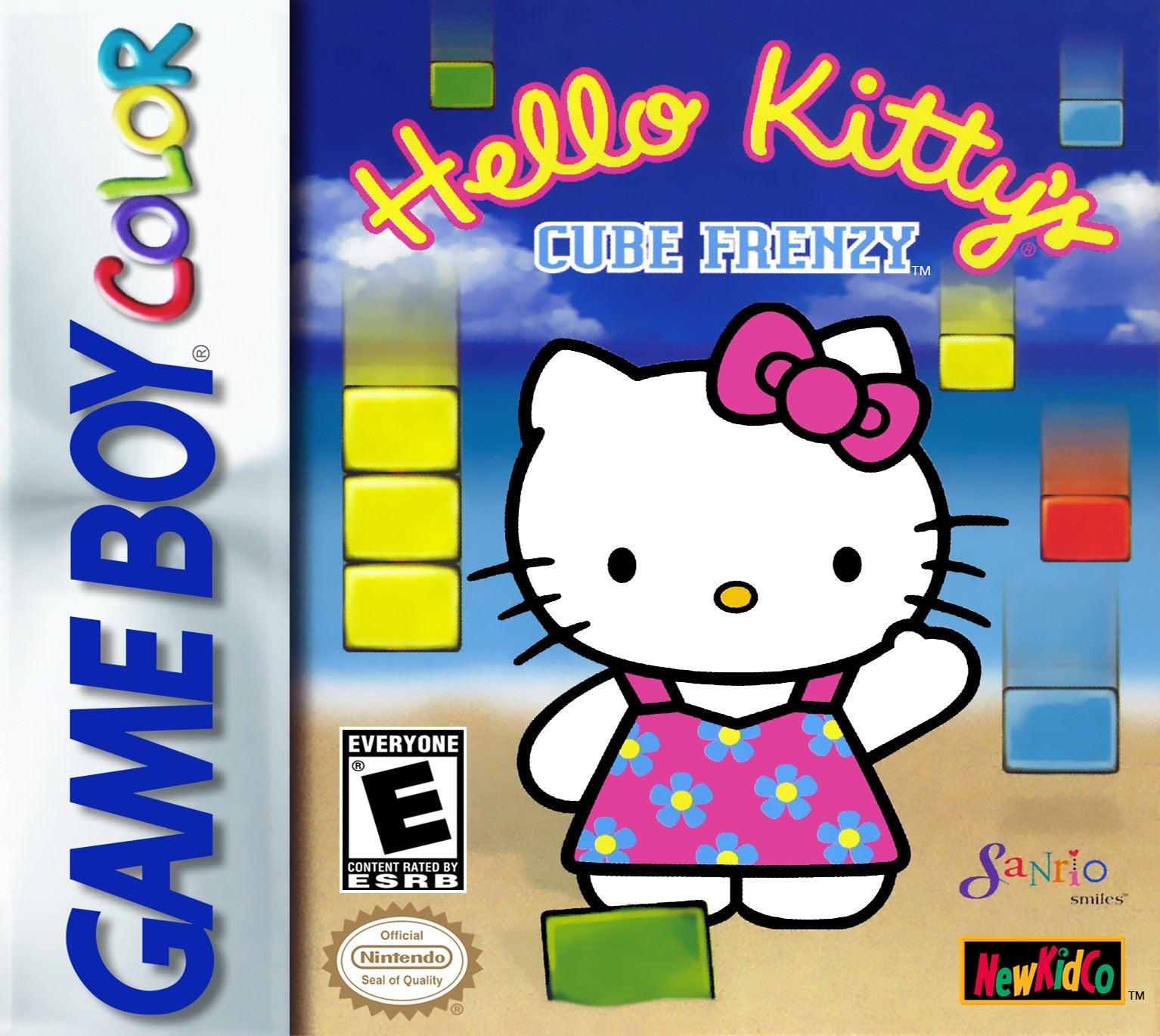 Hello Kitty Cube Frenzy Puzzle Game - Cute Sanrio Collectible Toy for Kids & Adults - Fun Stress Relief & Brain Teaser for Home, Office, or Travel