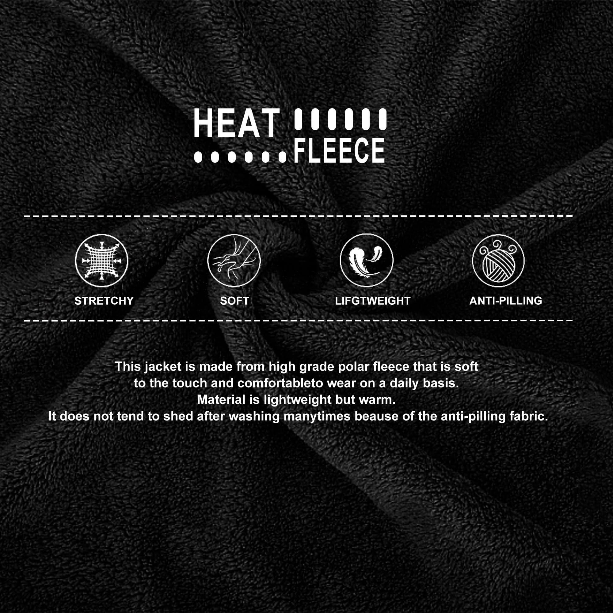 Women's Heated Jacket with Battery Pack - Rechargeable Electric Fleece Winter Coat with Detachable Hood for Outdoor Activities, Hunting & Cold Weather Wear