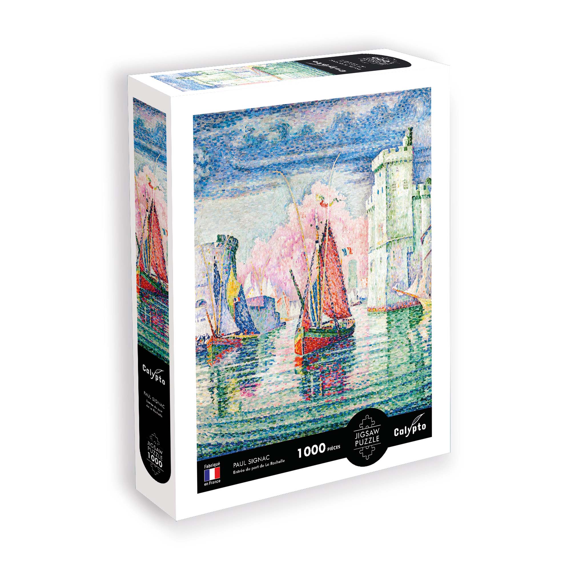 1,000 Piece Jigsaw Puzzle - Entrance to the Harbor of La Rochelle by Paul Signac | Art Puzzle for Adults & Teens | Perfect for Relaxation, Home Decor & Gift Giving