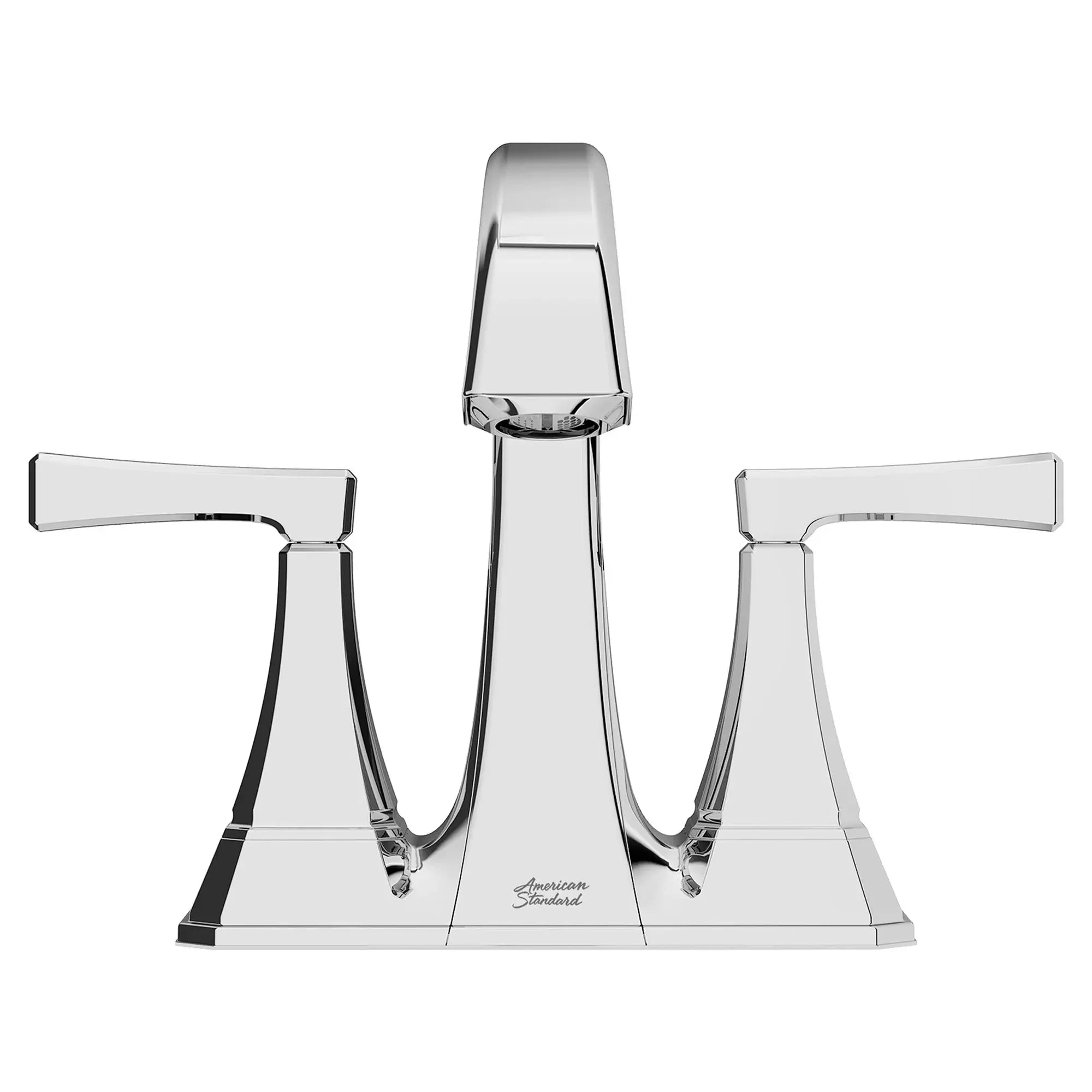 Crawford 4 Inch Centerset 2 Handle Bathroom Faucet - 1.2 GPM/4.5 LPM Water-Saving Design with Lever Handles - Perfect for Small Bathrooms, Powder Rooms & Vanities