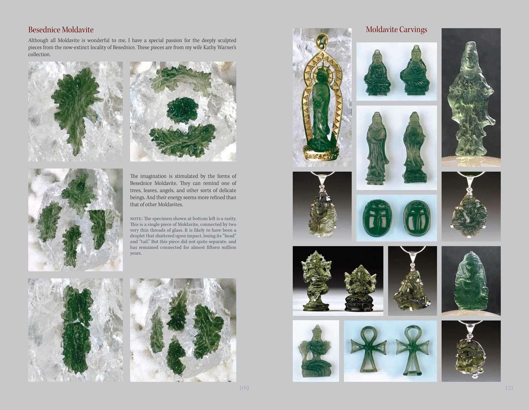 Authentic Moldavite Stone Book - Genuine Green Tektite Guide for Collectors & Crystal Healing - Perfect for Meditation, Jewelry Making & Spiritual Growth