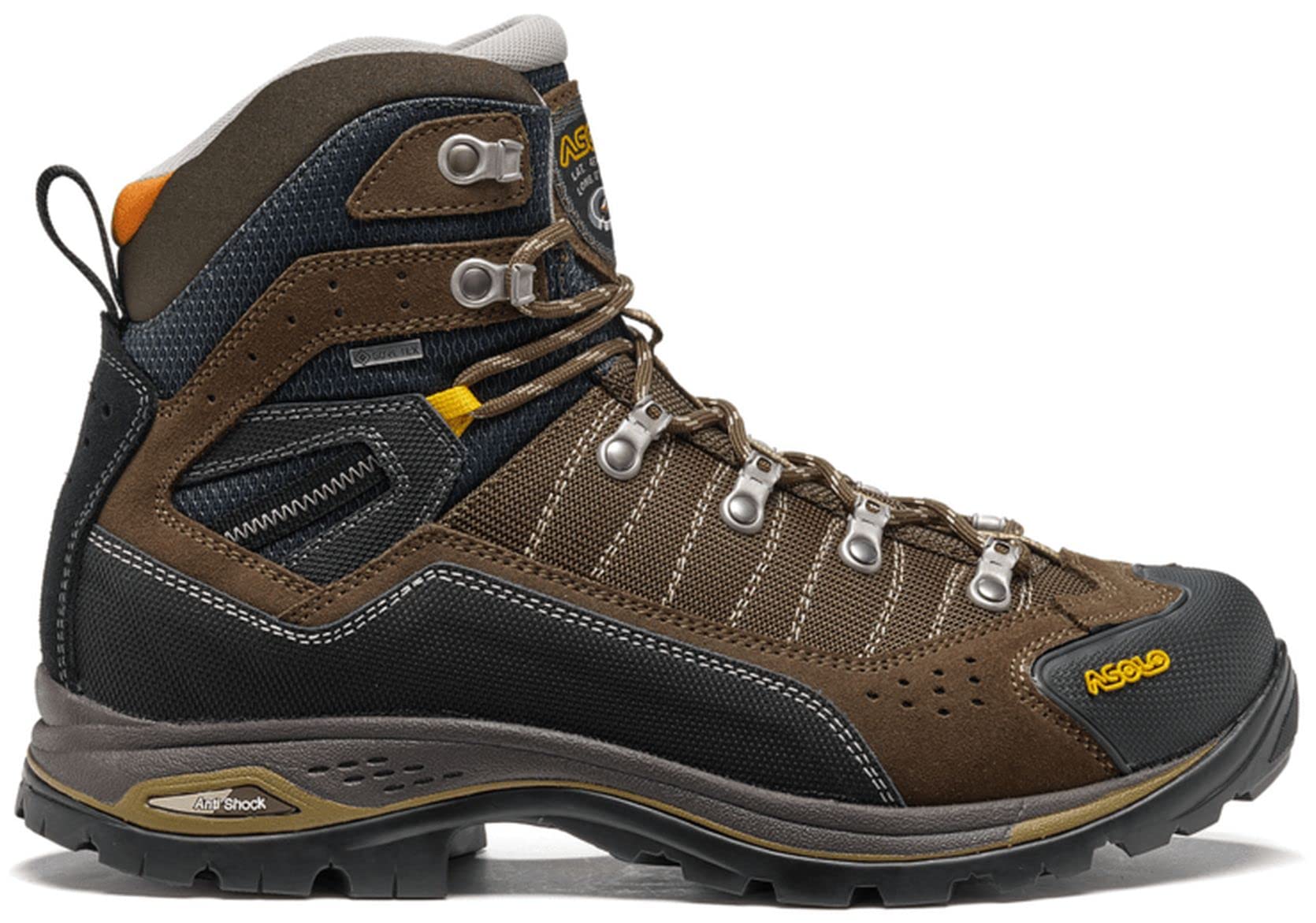 Asolo Men's Drifter I GV EVO Lightweight Hiking Boots - Waterproof Trekking Shoes for Men - Durable Outdoor Footwear for Hiking, Camping & Backpacking Adventures