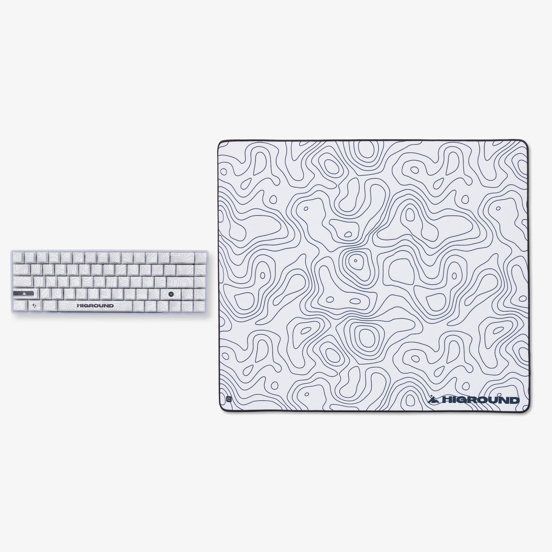 Higround Control Mousepad Large - Snowstone Design | Premium Gaming & Office Mouse Pad for PC, Laptop & Desk - Smooth Surface for Precision Control - Perfect for Gamers, Programmers & Workstations