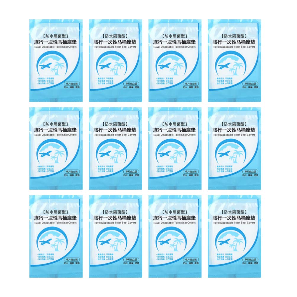 **Healifty 150Pcs Disposable Toilet Seat Covers - Waterproof Portable Potty Seat Cushion for Adults, Kids & Toddlers - Ideal for Potty Training, Home, Travel & Public Restrooms**