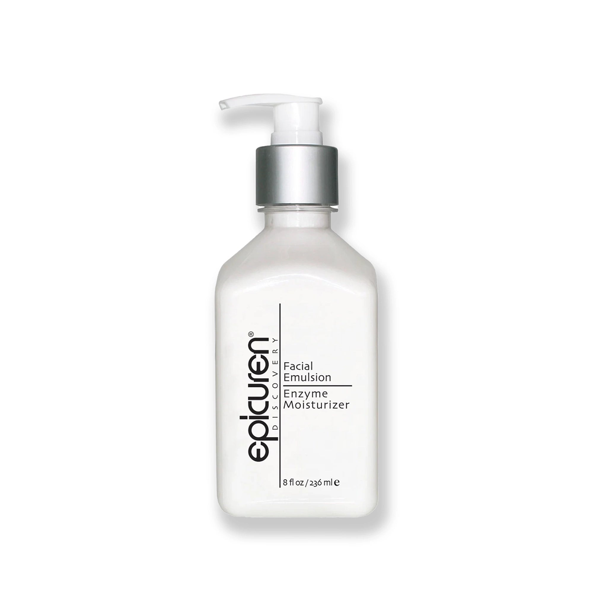 Epicuren Facial Emulsion Enzyme Moisturizer - Hydrating & Brightening Face Cream for Dry & Sensitive Skin | Daily Skincare Routine, Anti-Aging & Glow Booster