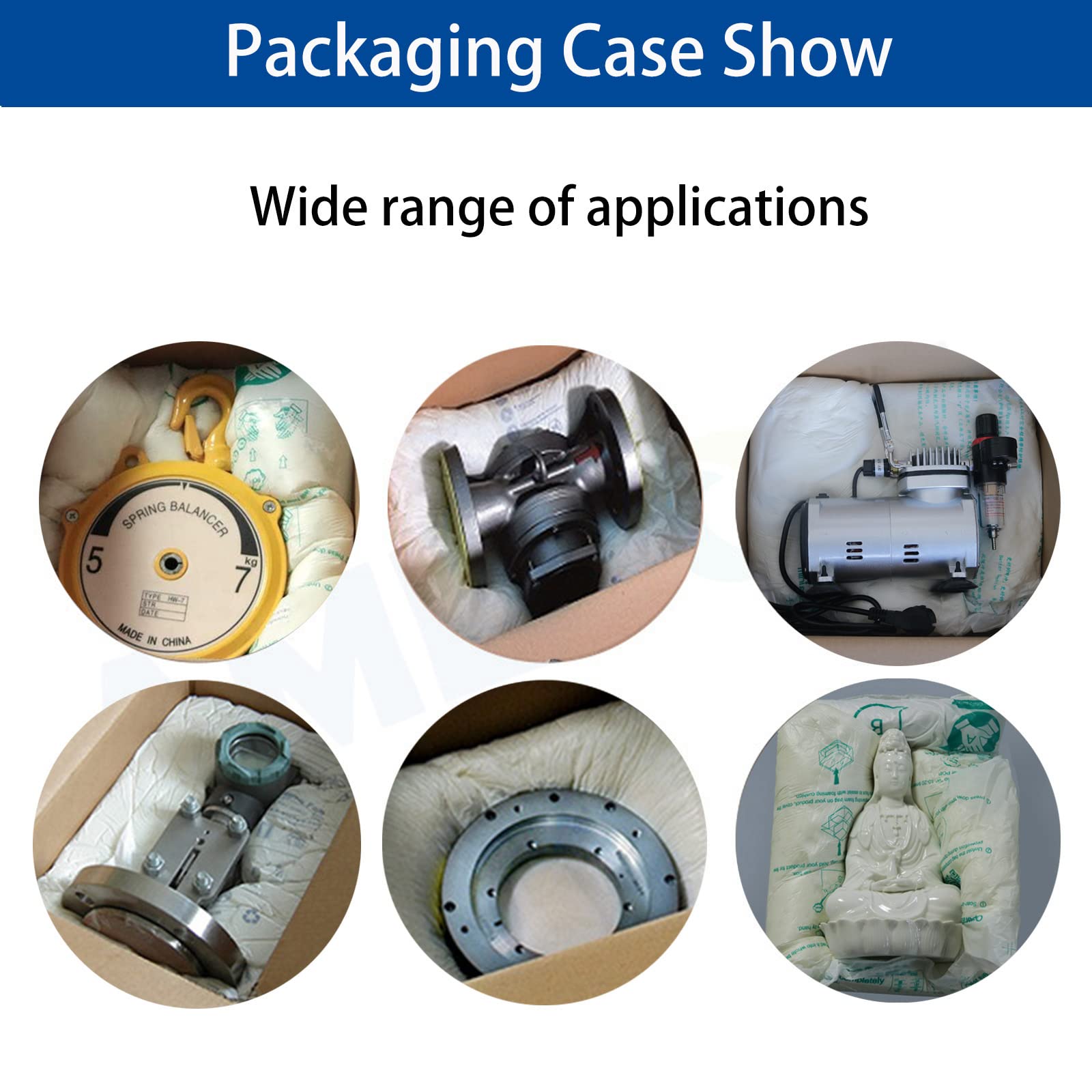 MINI AIR EASI Foam Packaging Bags - 26 Pack #10 Expanding Foam Cushioning for 8x8x8 Inch Boxes | Perfect for Shipping Fragile Items, Electronics & Gifts