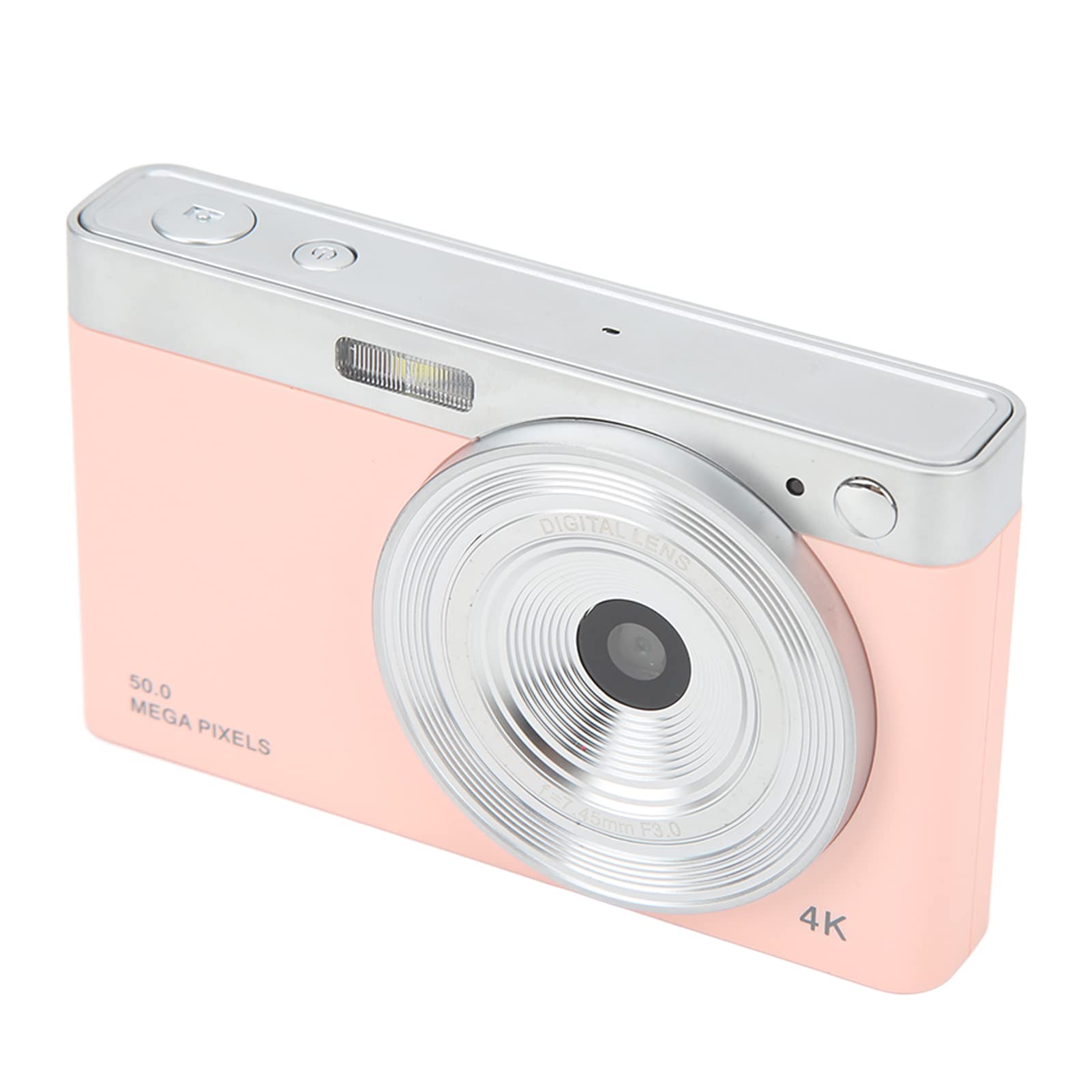16X Zoom Digital Camera with 2.88in IPS HD Screen - Rose Pink Compact Camera for Macro Photography | Perfect for Travel, Vlogging & Everyday Shooting
