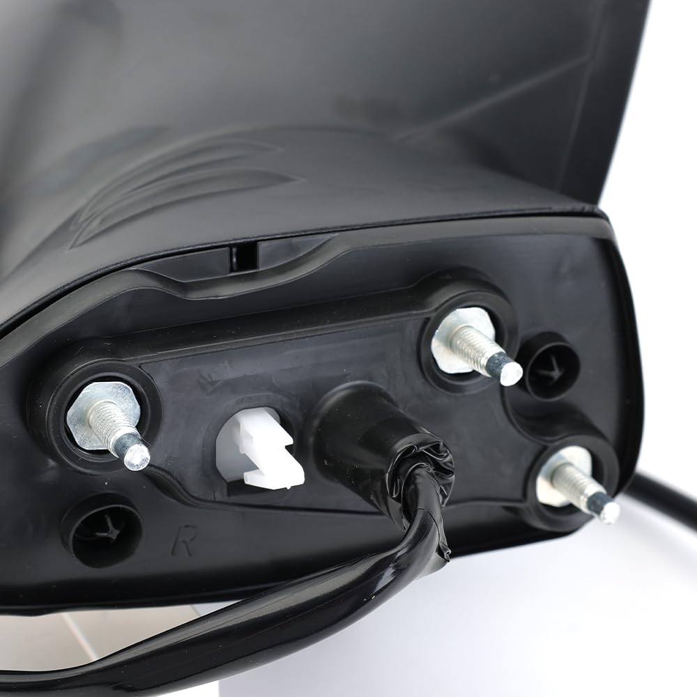 2022-2025 Honda Civic Sedan/Hatchback Left Driver Side Mirror - Power Glass, Manual Folding, Non-Heated Black Replacement (Fits HO1321350 & 76208T20A01) - Perfect for Parking & Lane Changes