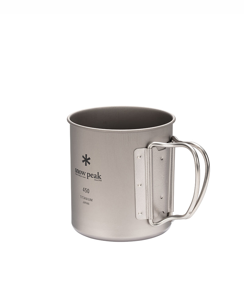 Titanium Single 450 Cup - Lightweight & Durable Camping Coffee Mug for Outdoor Adventures, Hiking & Travel
