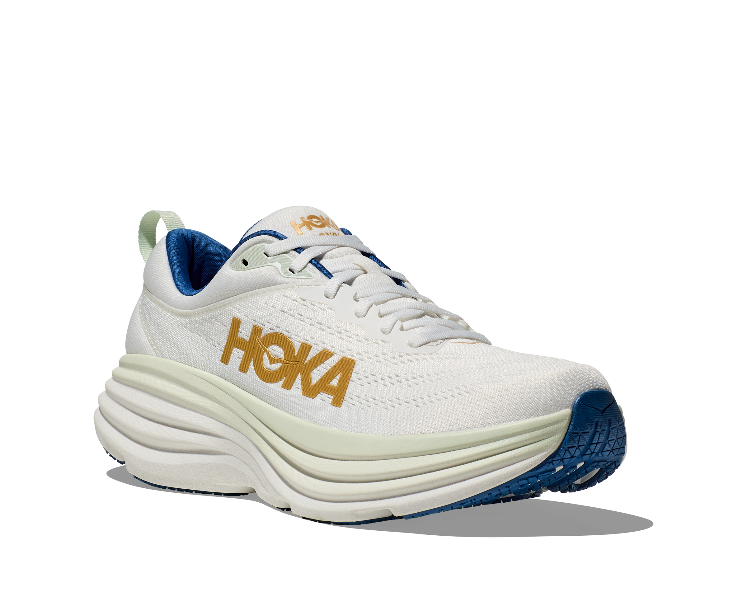 HOKA Bondi 8 Running Shoes for Men - Cushioned Road Running Sneakers with Maximum Comfort for Marathon, Jogging & Daily Wear