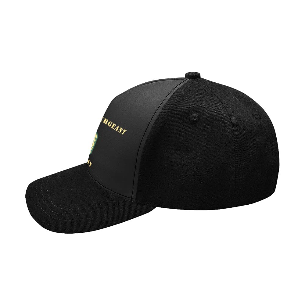 MSG Army Master Sergeant Hat - Military Cap for Outdoor & Events