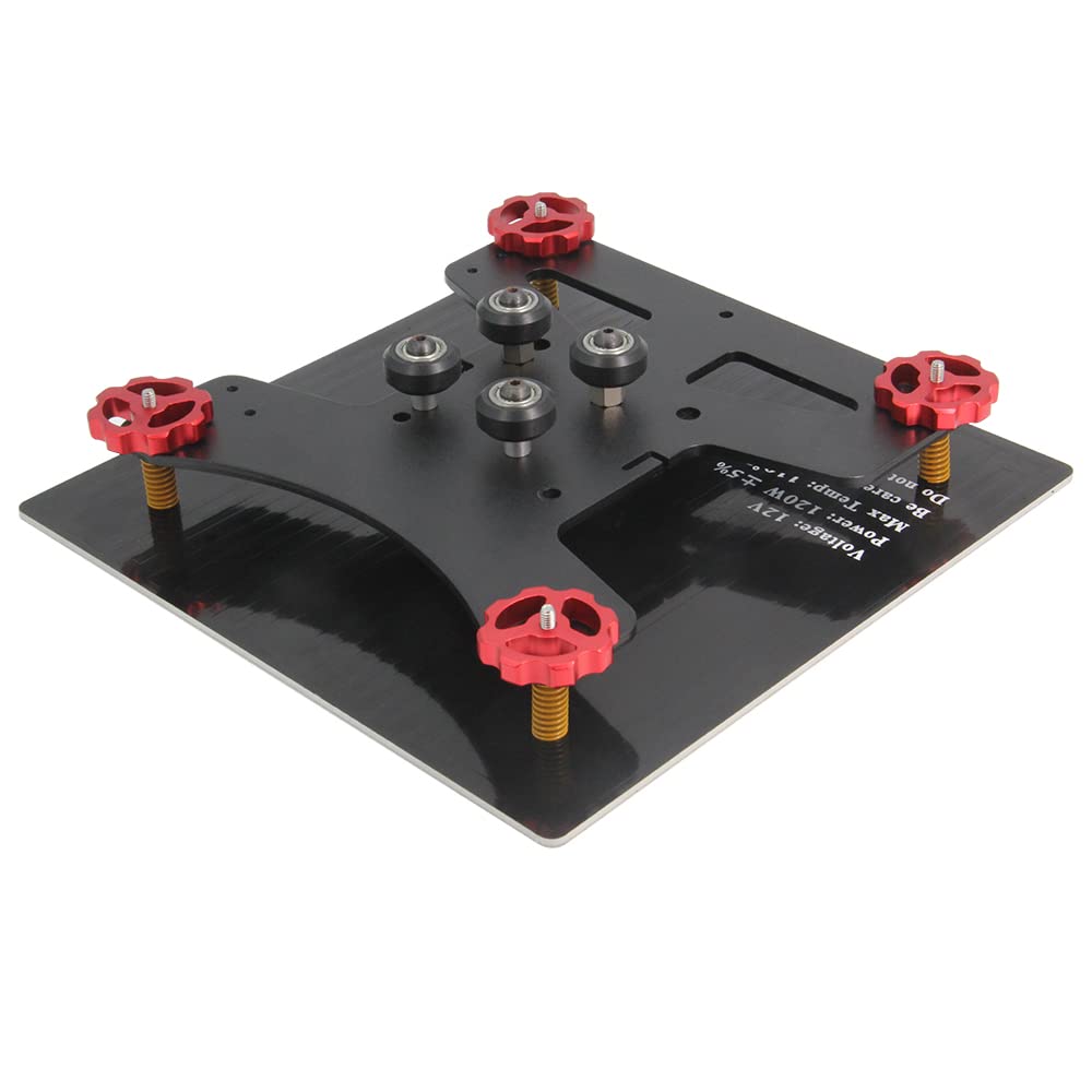 4PCS Aluminum Hand Twist Leveling Nuts (37mm Diameter) + 4PCS Hot Bed Springs + 4PCS M4X40mm Screws for Creality CR-10 Ender-3 3D Printers - Perfect for Bed Leveling & Printer Maintenance