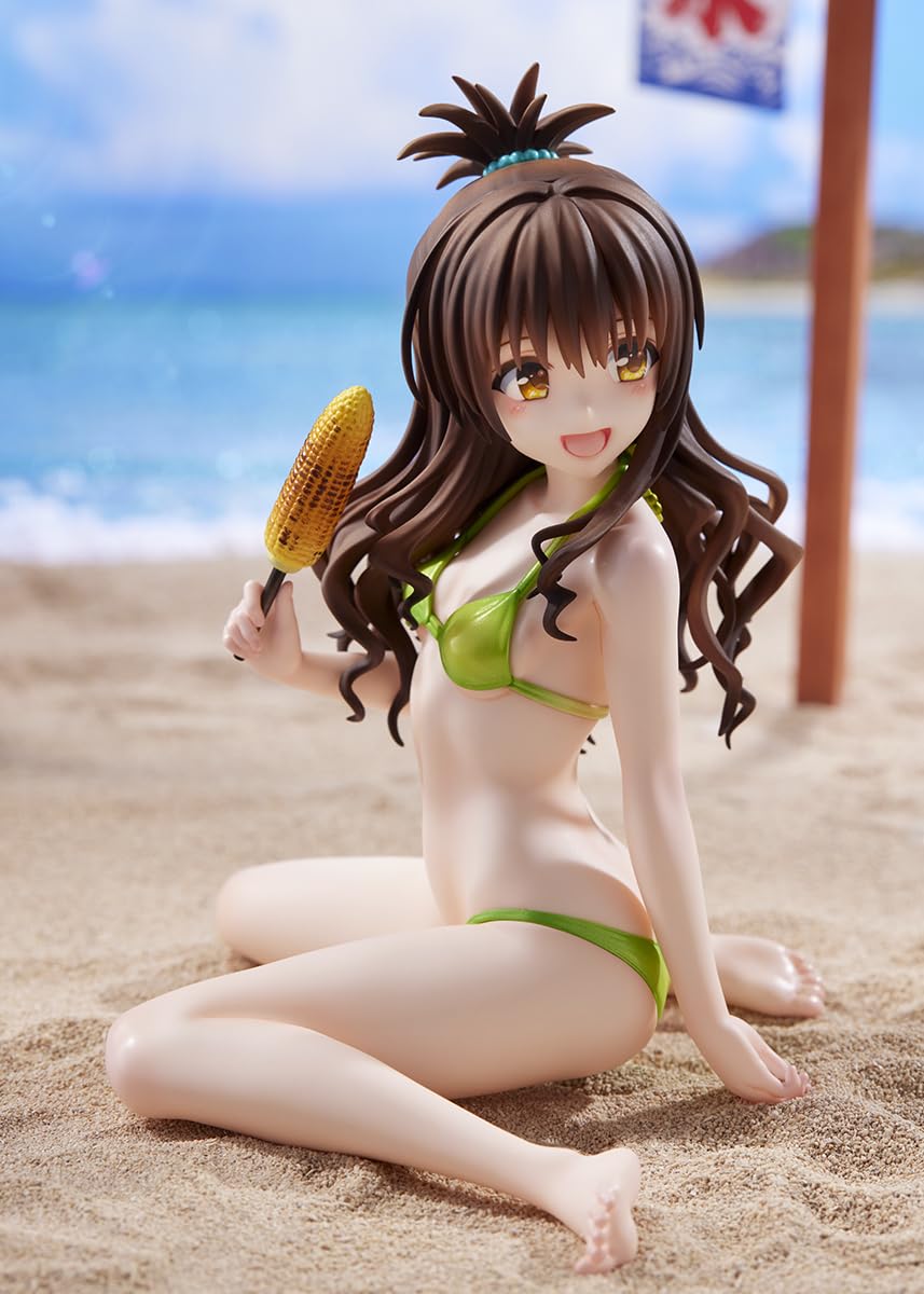 Ques Q Love-RU Darkness 1/7 Scale PVC Figure - Mikan Yuuki in Bikini (12cm) - Anime Collectible for Display & Gift