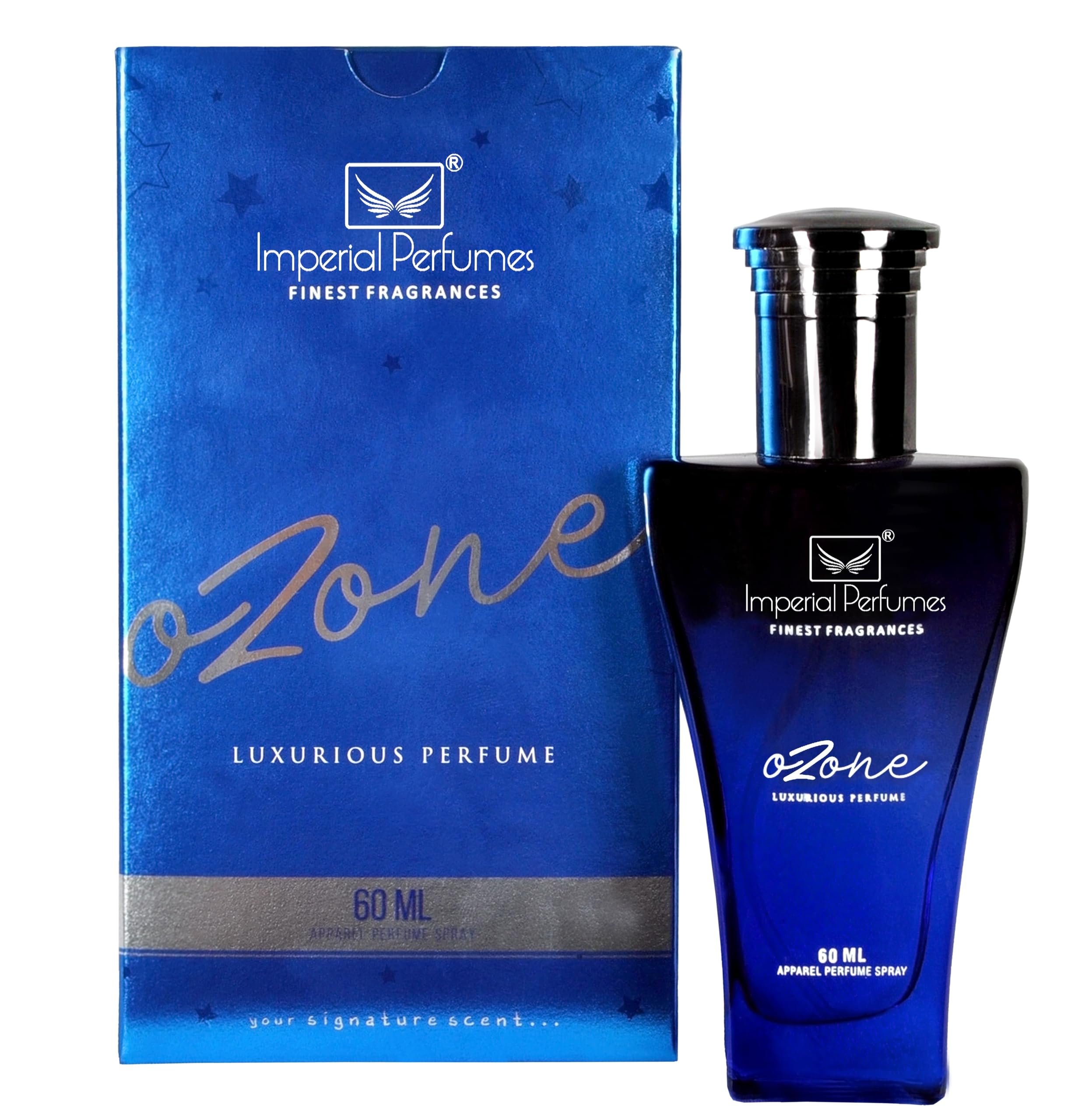 Imperial Perfumes Sonet & Ozone Luxury Eau De Parfum for Men & Women - Long Lasting Fragrance, Energizing Scent, Gift Set (60ml, Pack of 2) - Perfect for Date Nights, Office Wear & Special Occasions