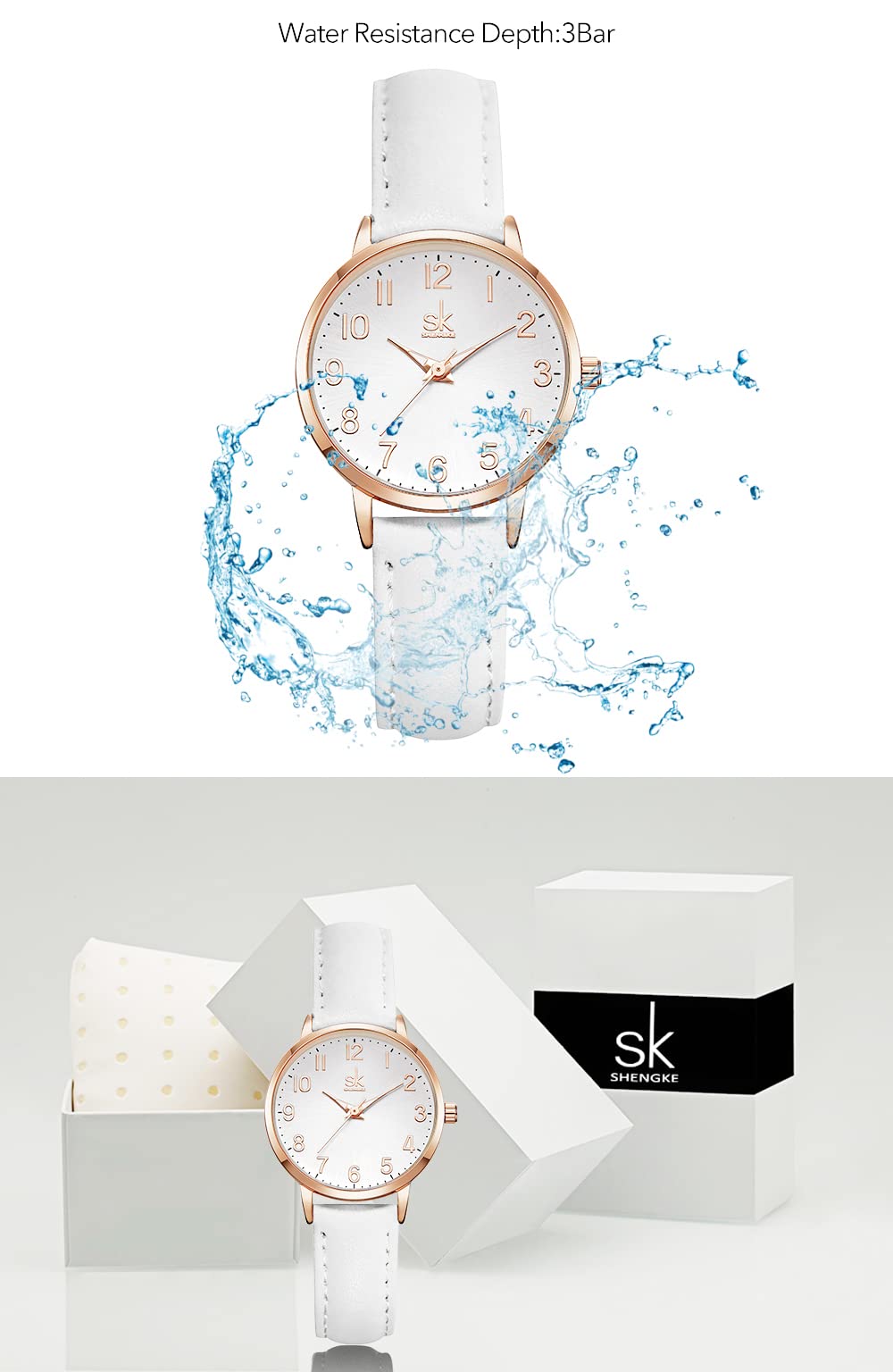 Minimalist Ultra-Thin Women's Watch - 2024 Fashion Waterproof Ladies Wristwatch, Elegant Dainty Gift for Her | Perfect for Office, Daily Wear & Special Occasions