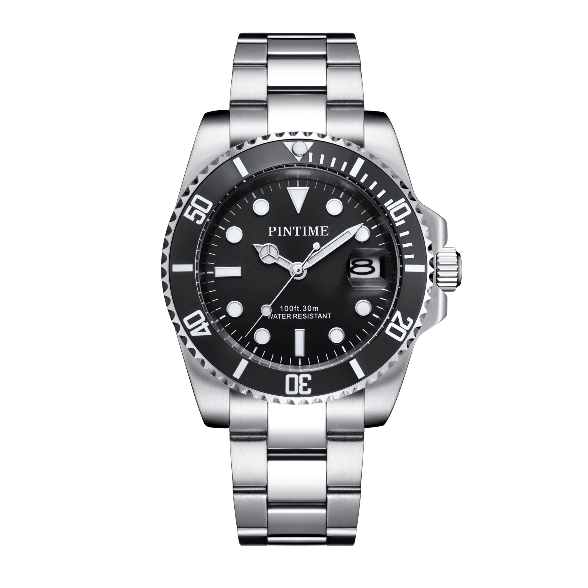 DROCUAMGOYA Men's Watch 316L Stainless Steel Japan Quartz - Business Casual Dress Watch for Office & Daily Wear