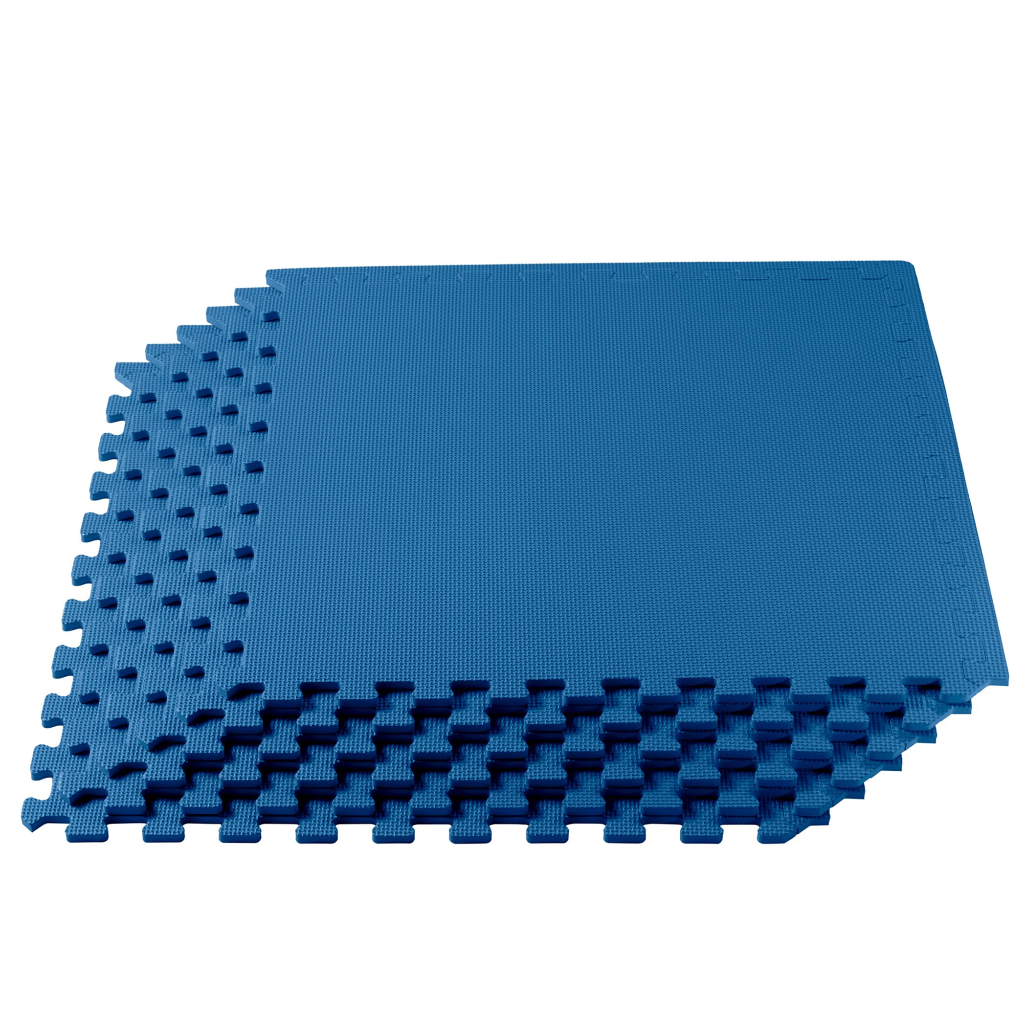 3/8 Inch Thick High-Density Exercise Floor Mat - Non-Slip Gym Mat for Home Workouts, Yoga & Fitness - Perfect for Home Gym, Garage & Studio Use