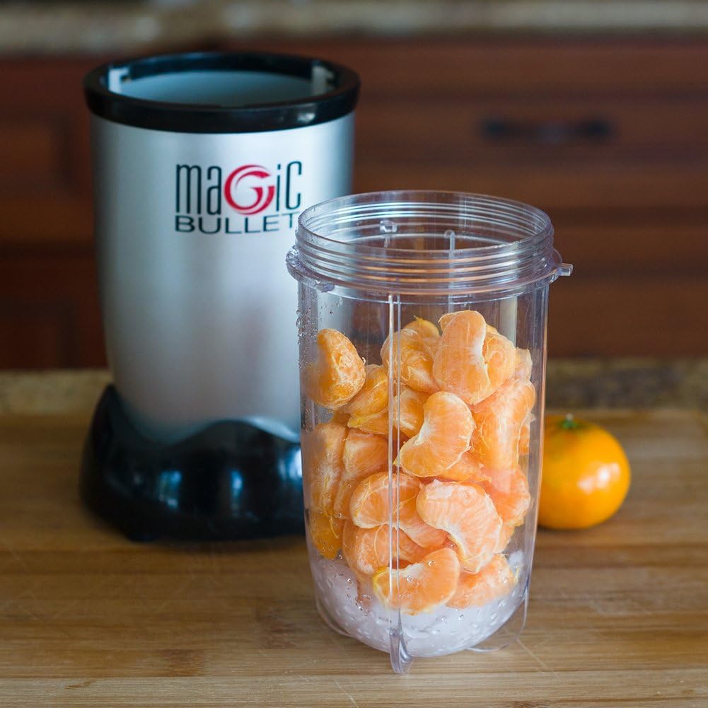 2-Pack 16OZ Replacement Cups for Magic Bullet Blender - Compatible with MB1001 Series 250W Juicer Mixer - Durable Blender Jars for Smoothies, Protein Shakes & Food Prep