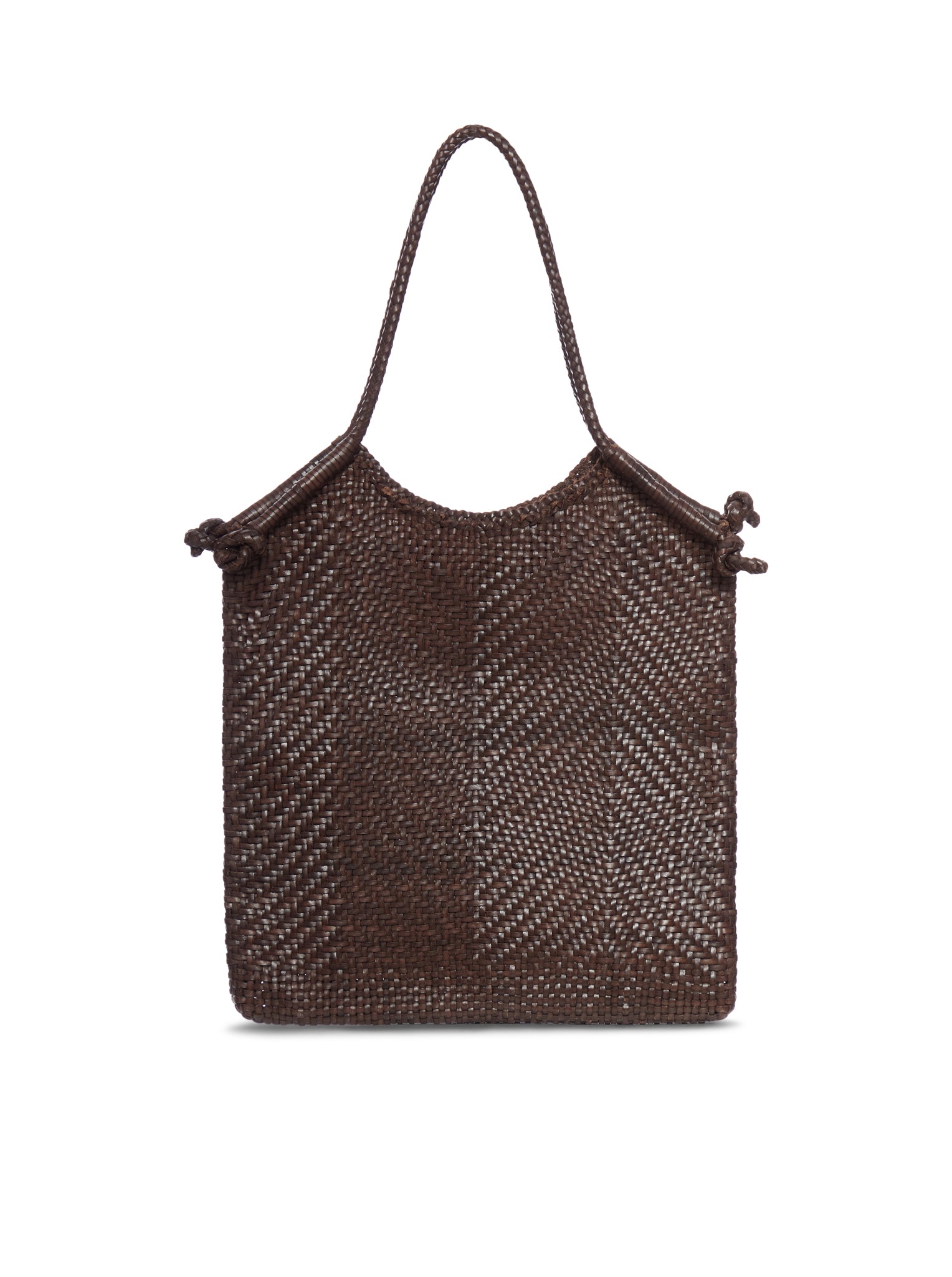 Dragon Diffusion Minga Tote Bag - Genuine Leather Handbag for Women, Brown (DGS58149 DKBrown) | Perfect for Work, Travel, and Everyday Use