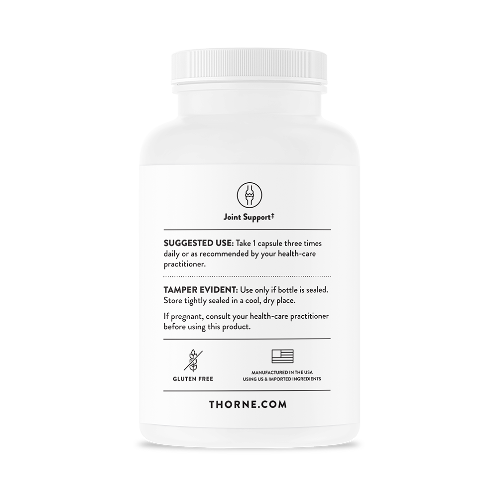Thorne Glucosamine & Chondroitin Supplement for Joint Support - 120 Capsules | Supports Cartilage Health & Mobility | Ideal for Athletes, Seniors & Active Lifestyles