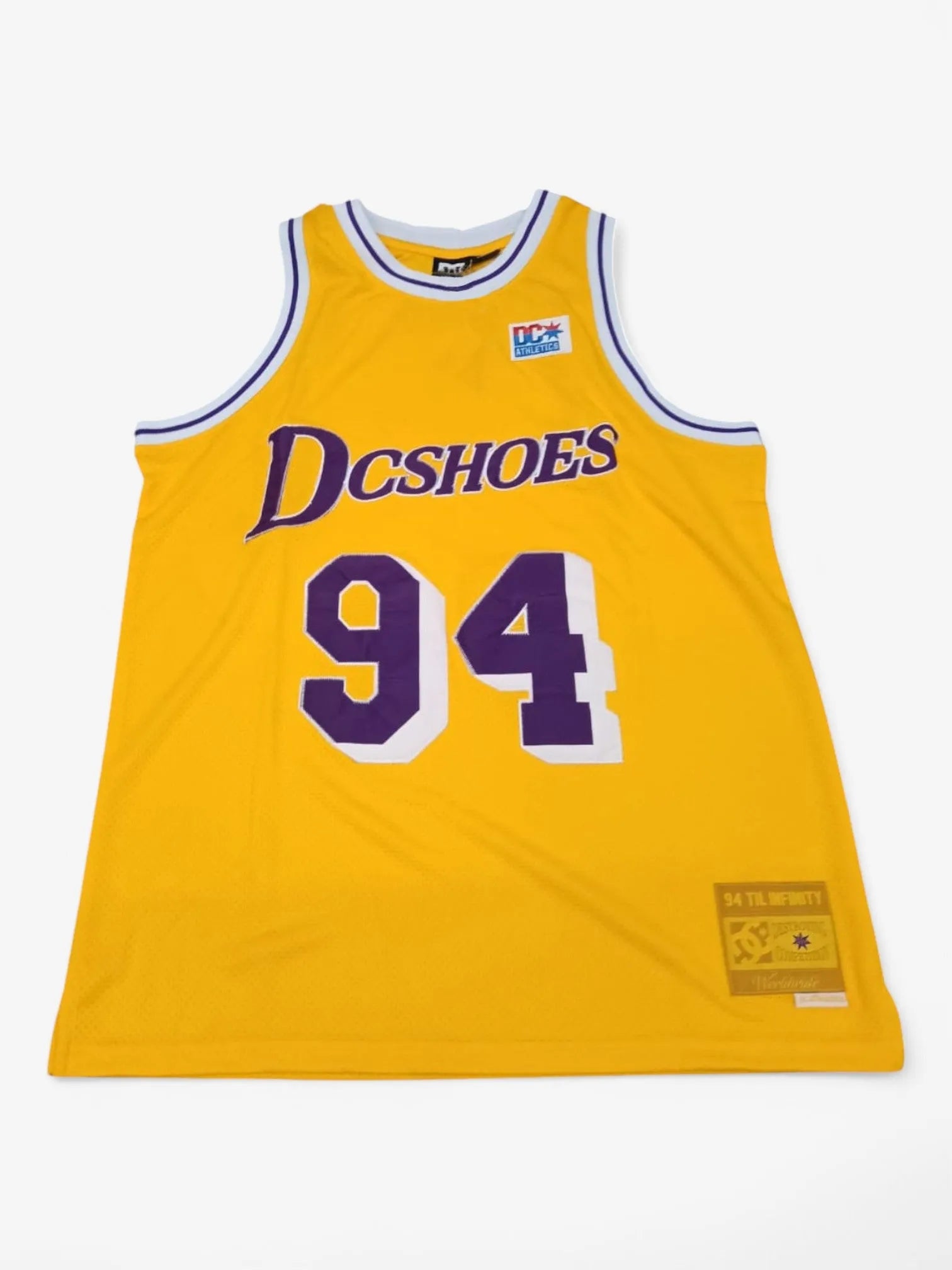 DC Showtime Jersey - Yellow Muscle Fit Performance Shirt for Men | Gym, Workout & Casual Wear