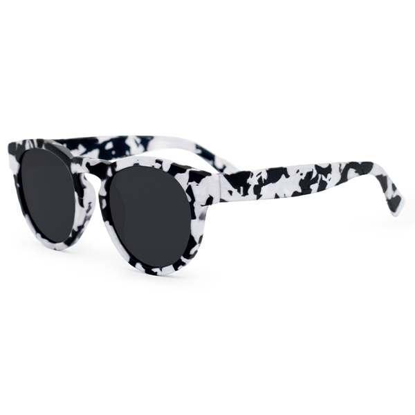 Chelsea White Tortoise Shell Sunglasses - Stylish UV Protection Shades for Women & Men - Perfect for Beach, Driving, and Outdoor Activities