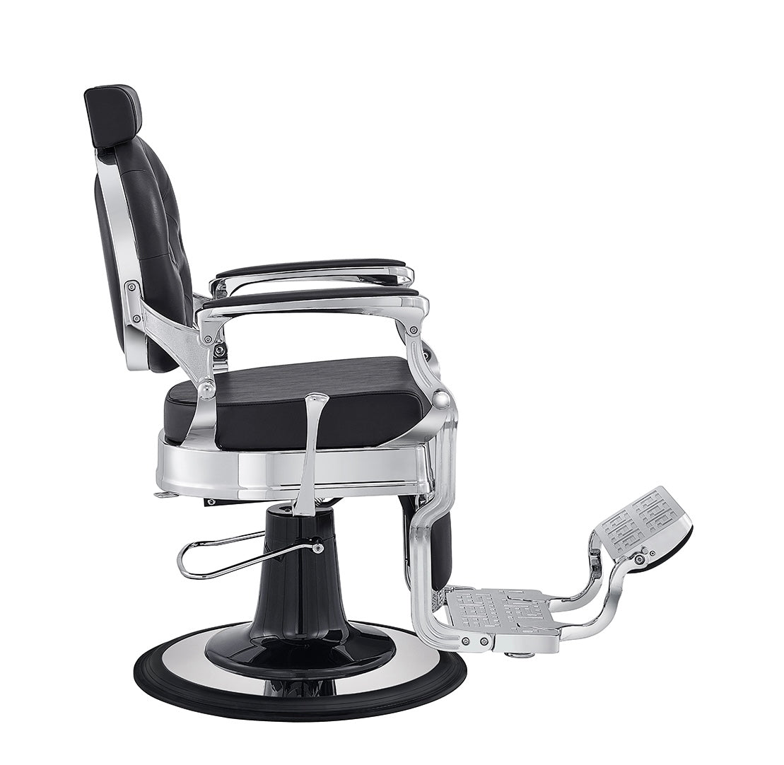 Julius Barber Chair - Professional Adjustable Salon Styling Chair for Haircuts & Shaving - Perfect for Barbershops, Salons & Home Grooming
