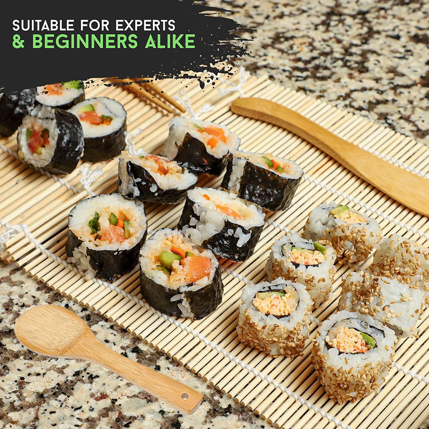 7-Piece Onigiri Mold Set - Non-Stick Rice Ball & Spam Musubi Maker Kit - DIY Sushi Press for Bento Lunch, Kids & Home Cooking - Perfect for Meal Prep, Parties & Japanese Cuisine Lovers