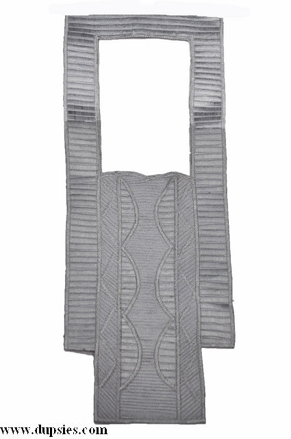 Elegant Grey Agbada Grand Boubou with Exquisite Embroidery - DPP171 | African Traditional Attire for Weddings, Festivals & Special Occasions