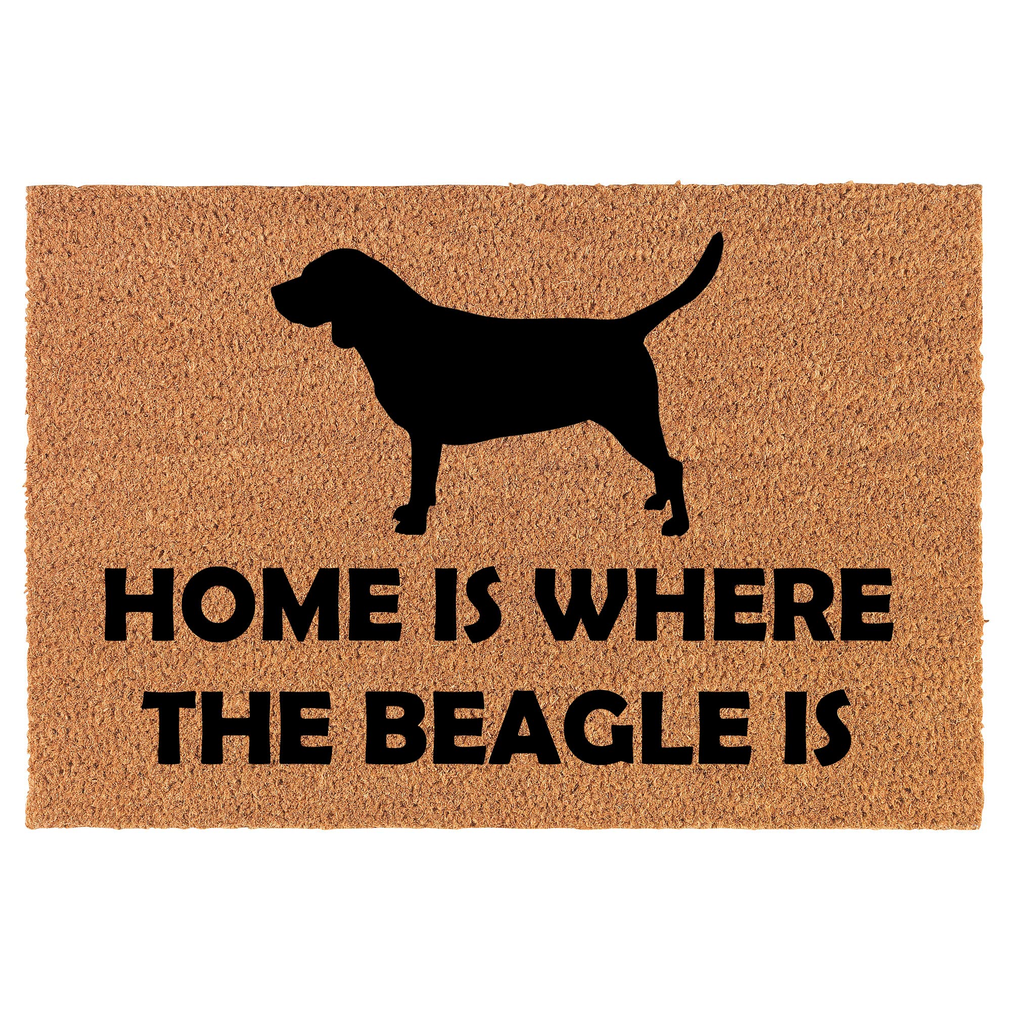 Premium Coir Doormat for Front Door - Natural Coconut Fiber Welcome Mat - Perfect Housewarming & New Home Gift - 