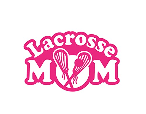 Lacrosse Mom Sports Car Decal Sticker - 6.5