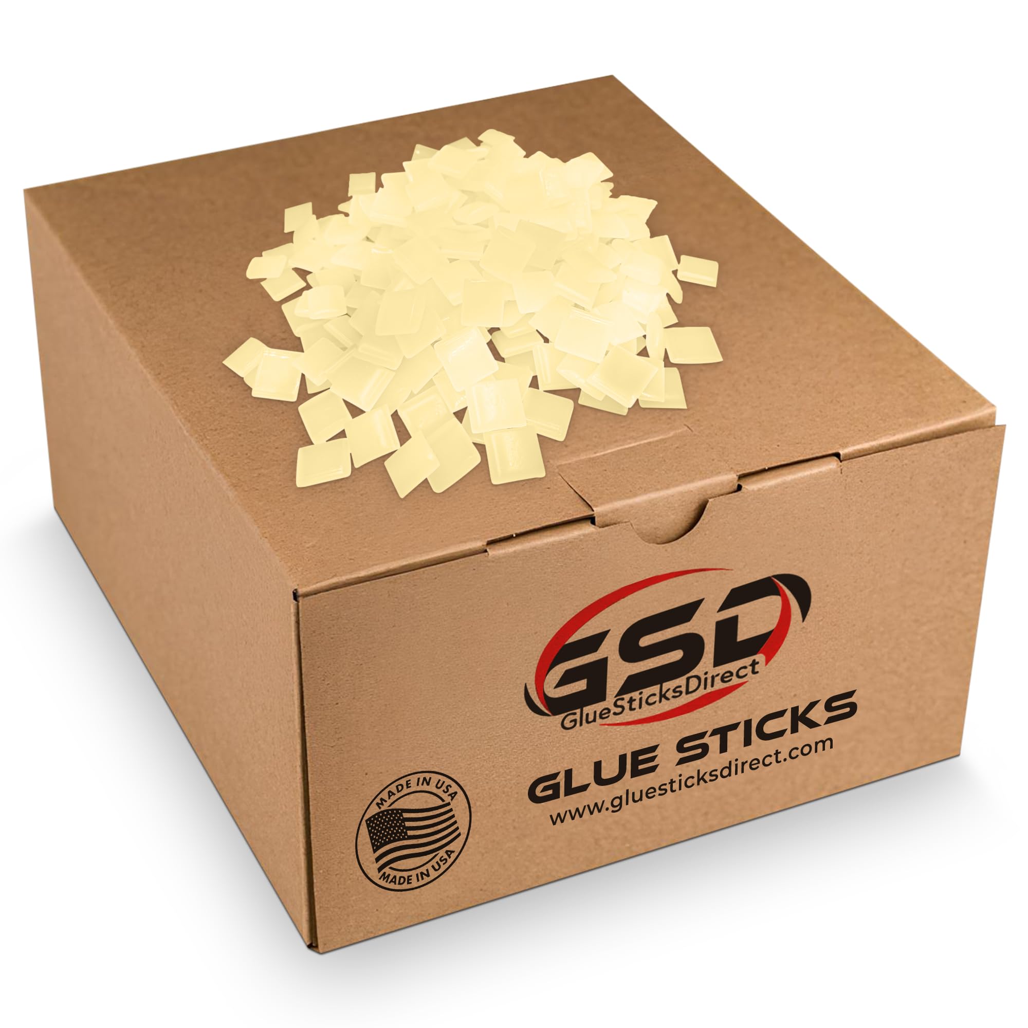 HM-099 Hot Melt Glue Chips | Fast Setting Bulk Adhesive for Wood, Paper & Crafts | 25 lbs Industrial Strength | Made in USA | Perfect for DIY Projects, Packaging & Bookbinding